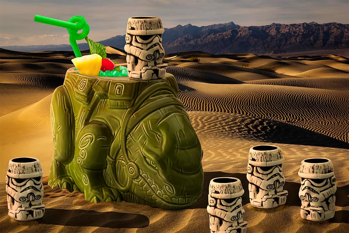 Geeki Tikis Star Wars Dewback 74 Ounce Punch Bowl Set - Image 2