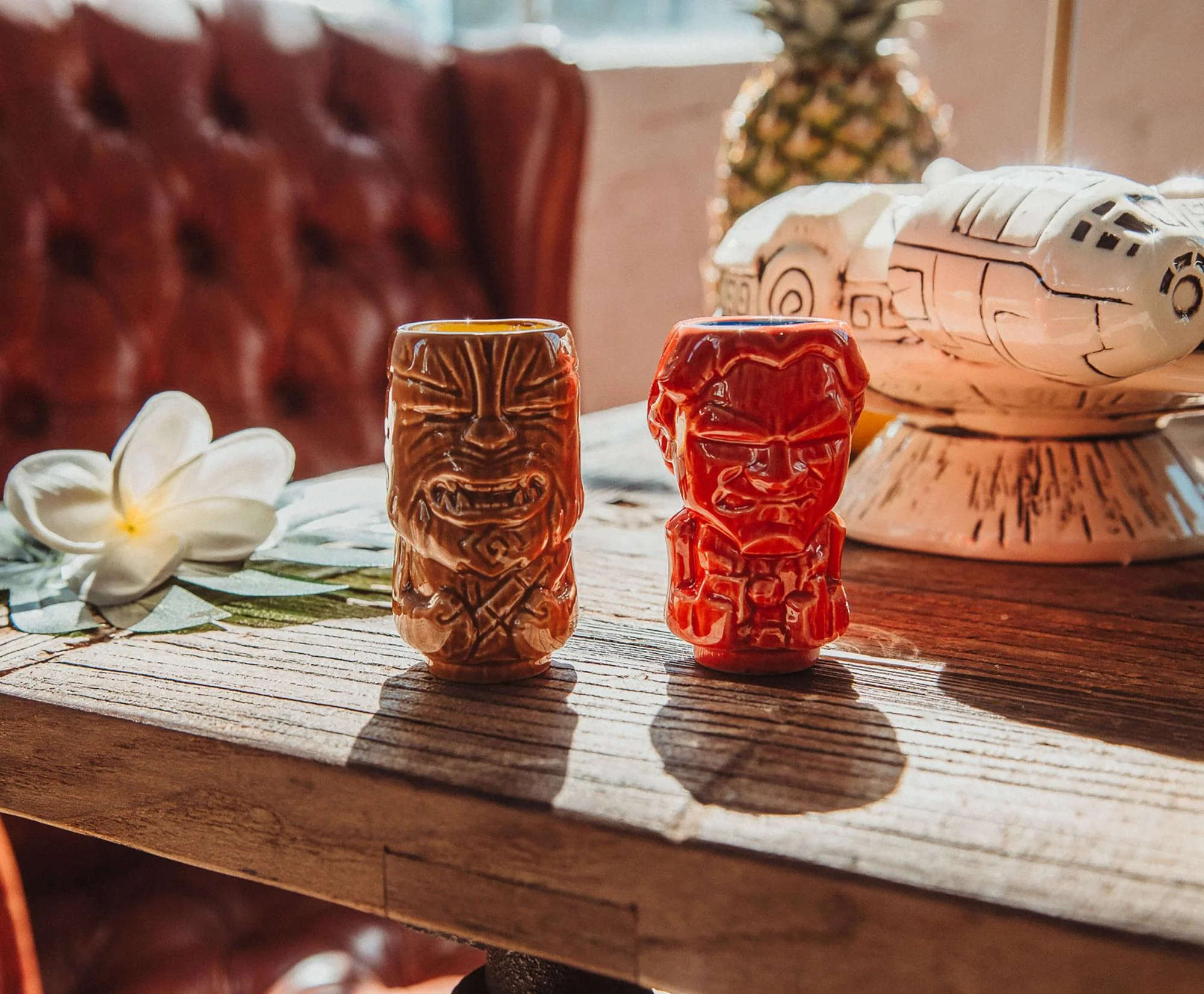 Geeki Tikis Star Wars Millennium Falcon Punch Bowl Set With Mini Muglets - Image 7