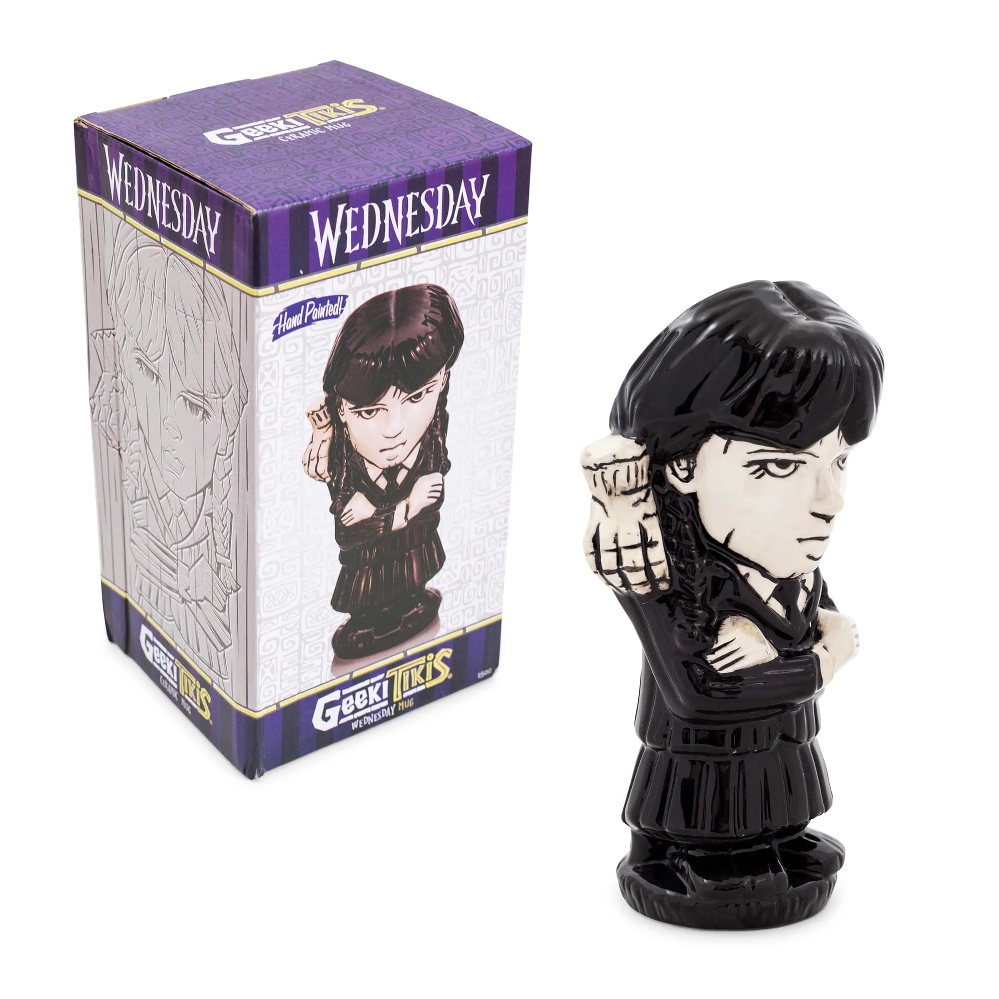 Geeki Tikis The Addams Family Wednesday Ceramic Mug | Holds 11 Ounces - Image 2