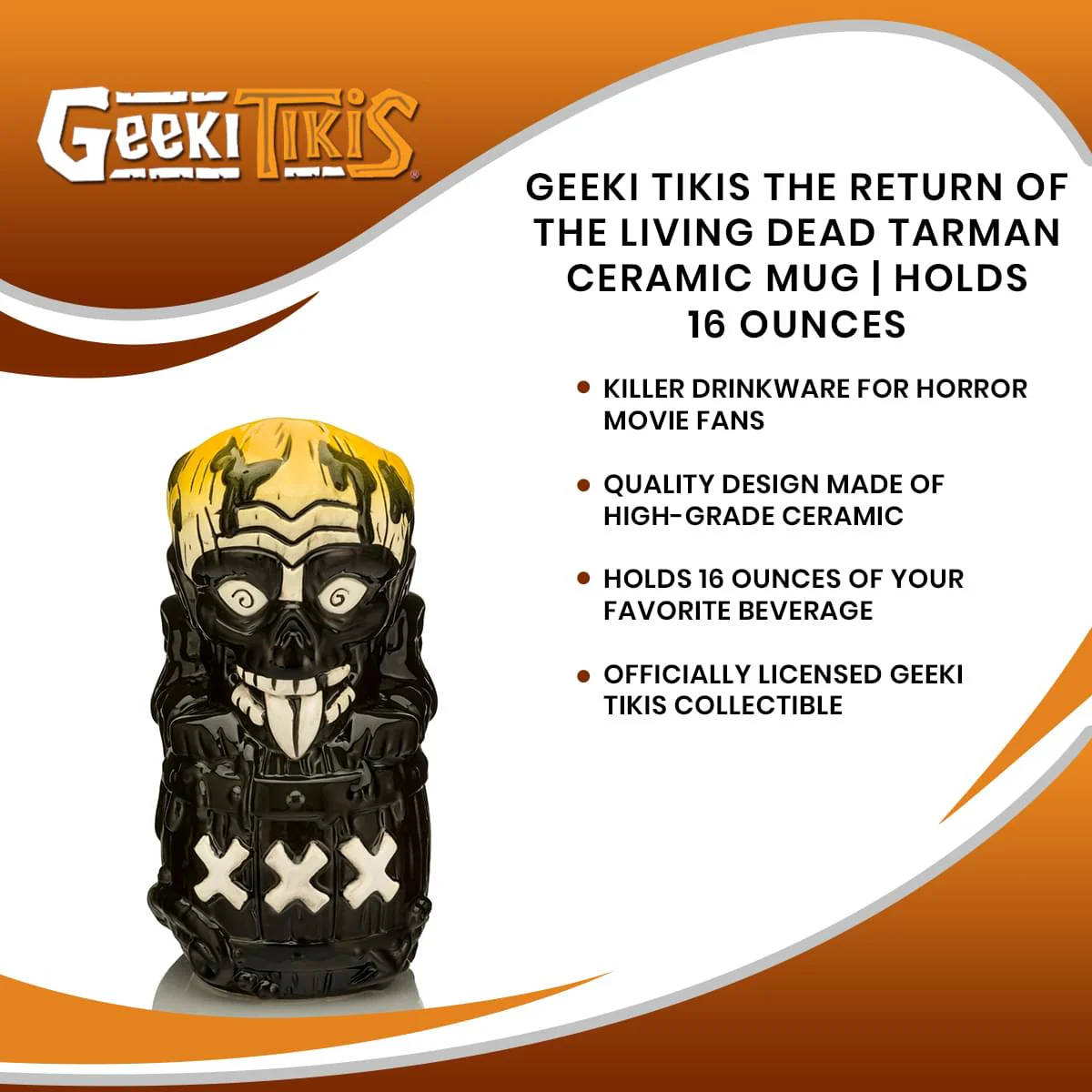 Geeki Tikis The Return of the Living Dead Tarman Ceramic Mug | Holds 16 Ounces - Image 7