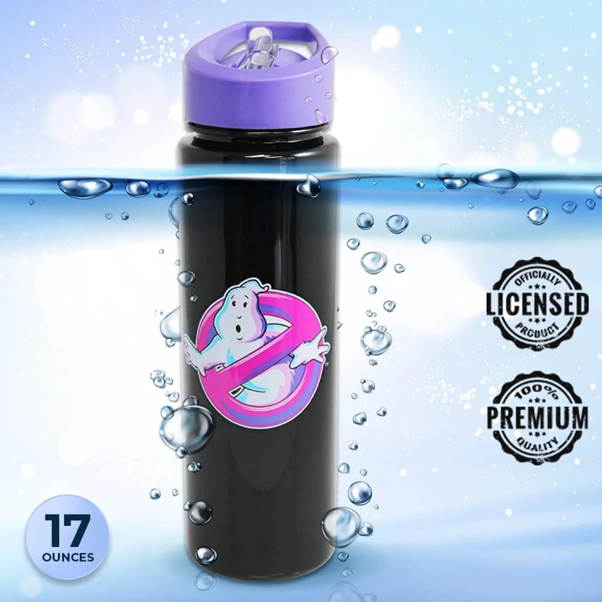Ghostbusters 17oz Plastic Travel Water Bottle - Image 5