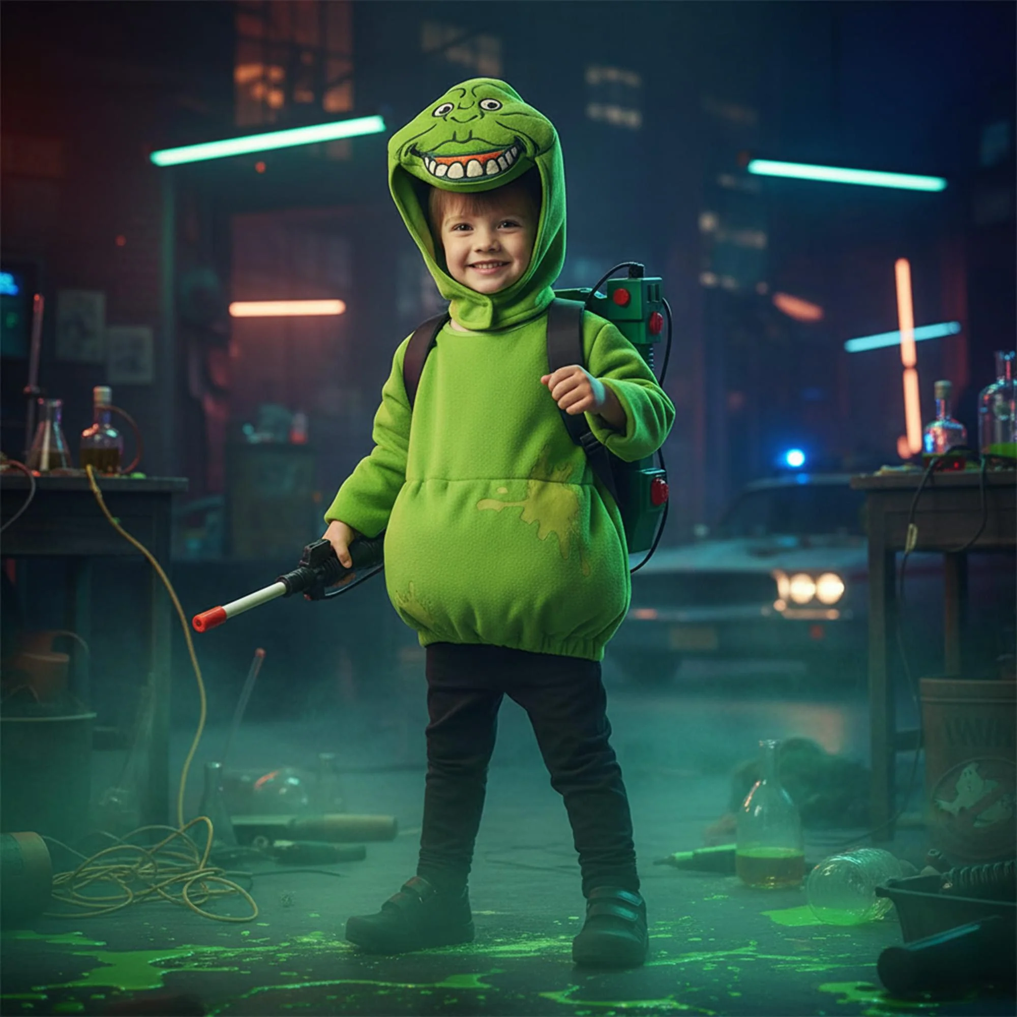 Ghostbusters Slimer Child Costume - Image 5