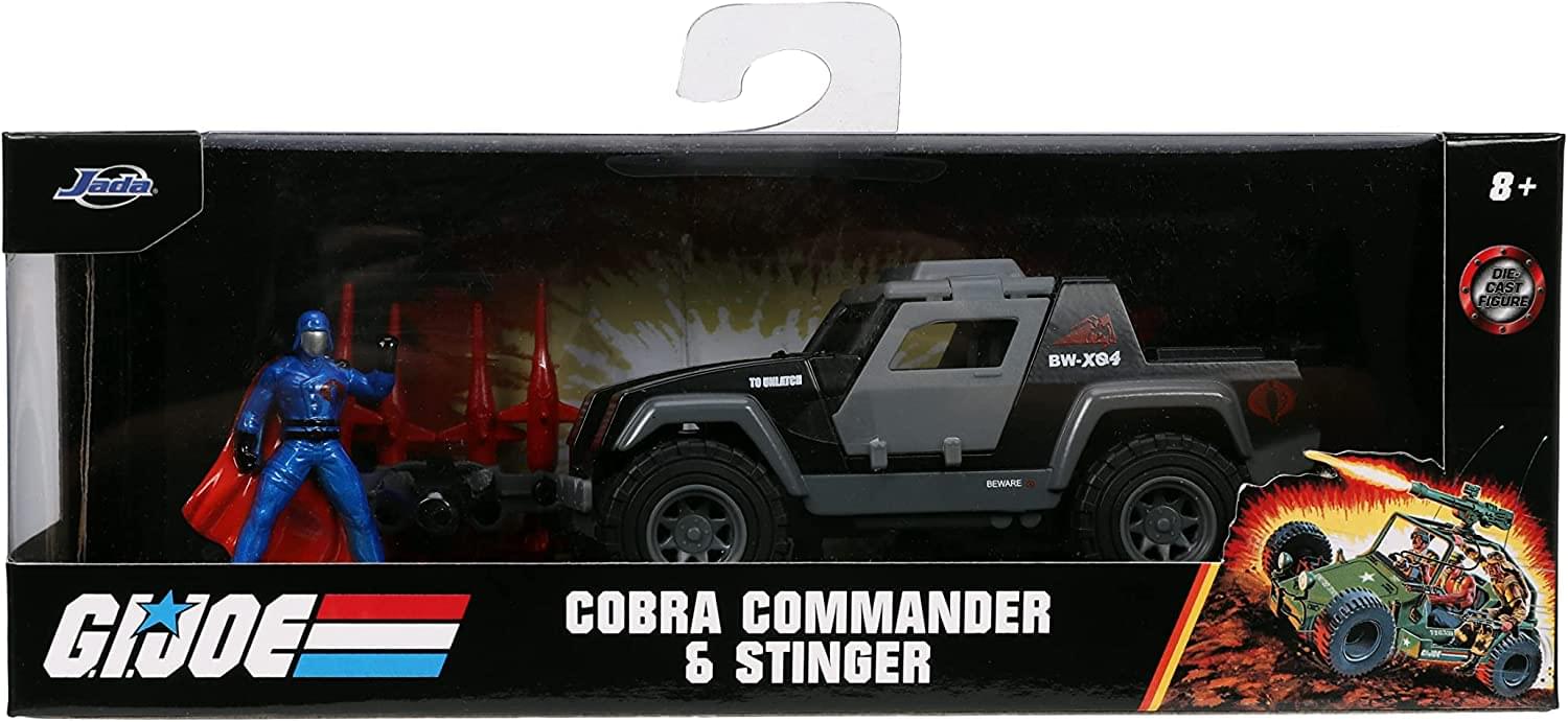 GI Joe 1:32 Cobra Commander Stinger Diecast Car and Figure - Image 4