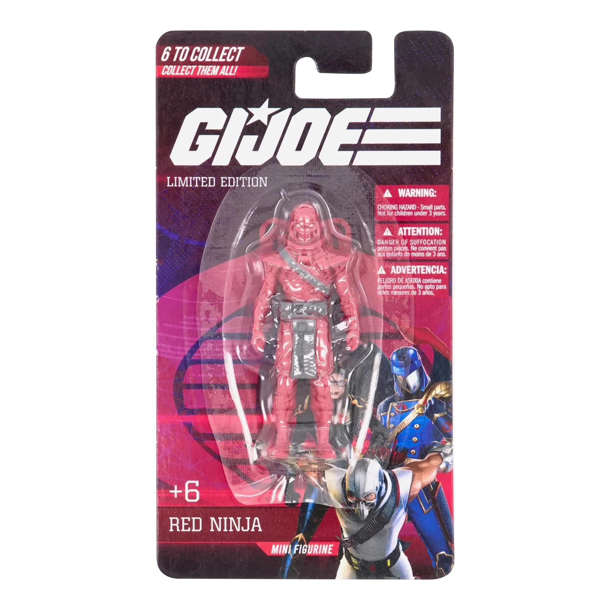 GI Joe 2.5 Inch Vinyl Figure | Red Ninja - Image 3