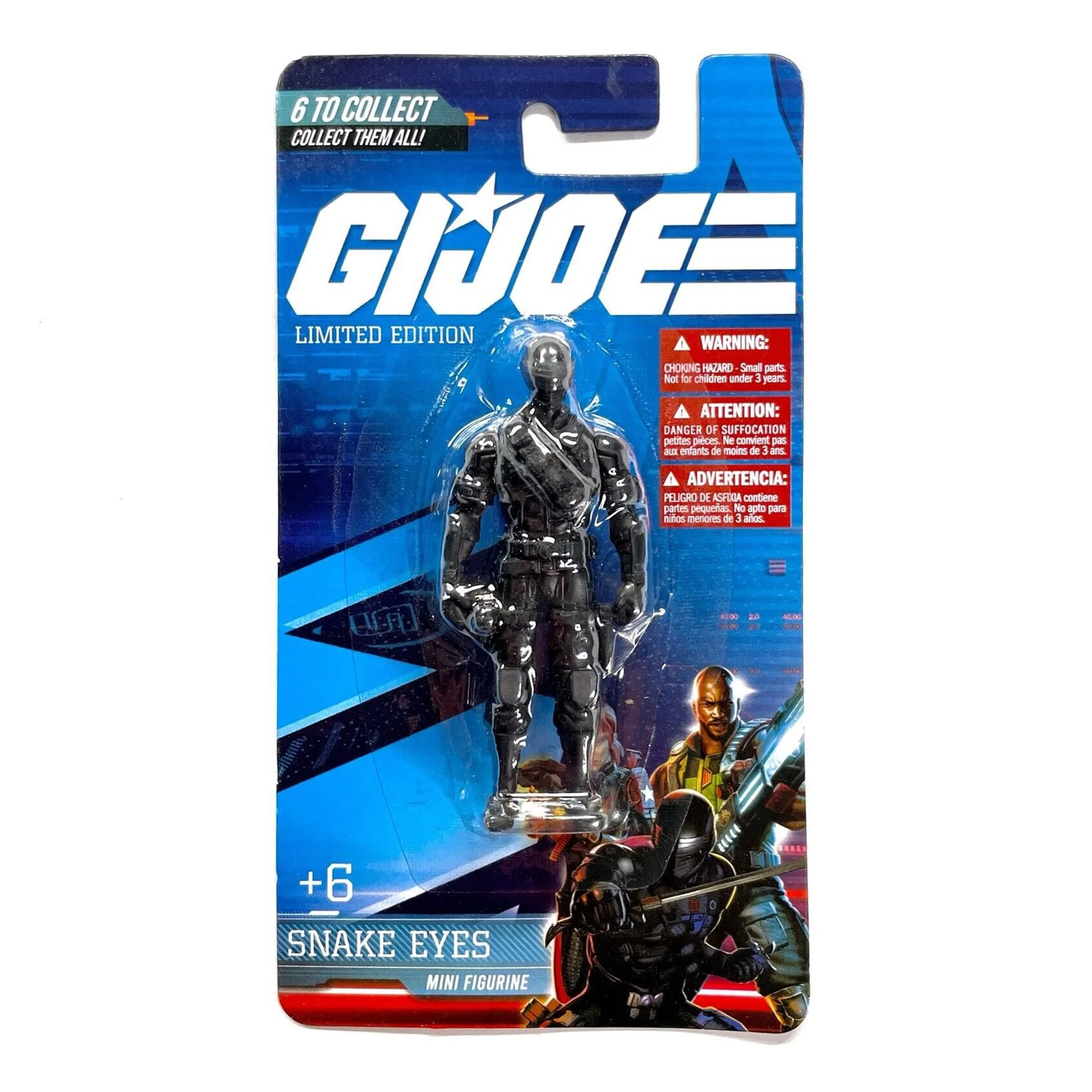 GI Joe 2.5 Inch Vinyl Figure | Snake Eyes - Image 3