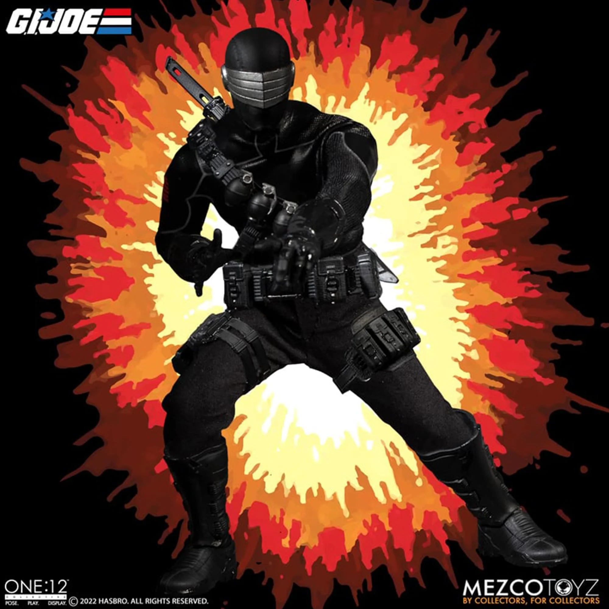 GI Joe One:12 Collective Snake Eyes Action Figure | Deluxe Edition - Image 3