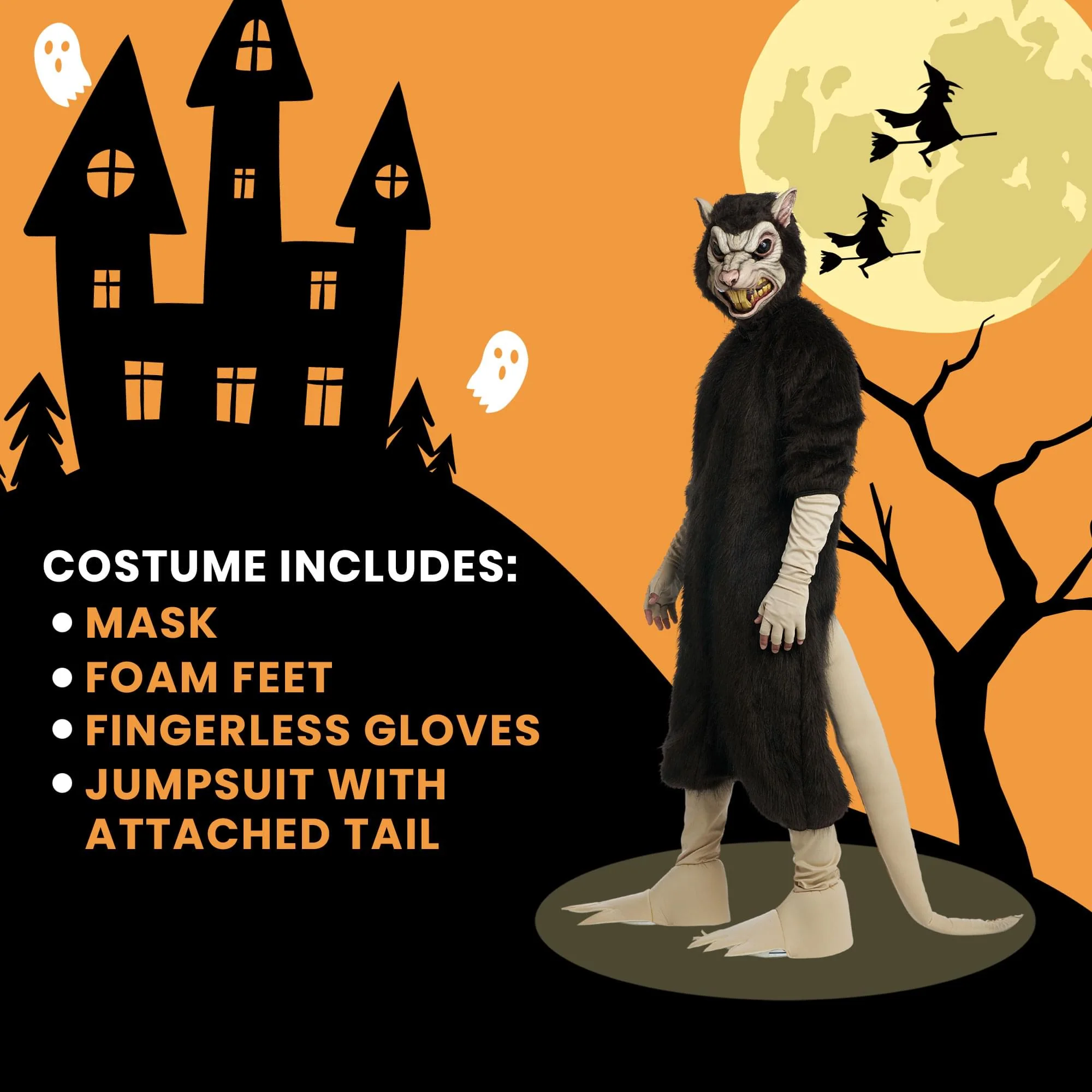 Giant Rat Adult Costume - Image 19