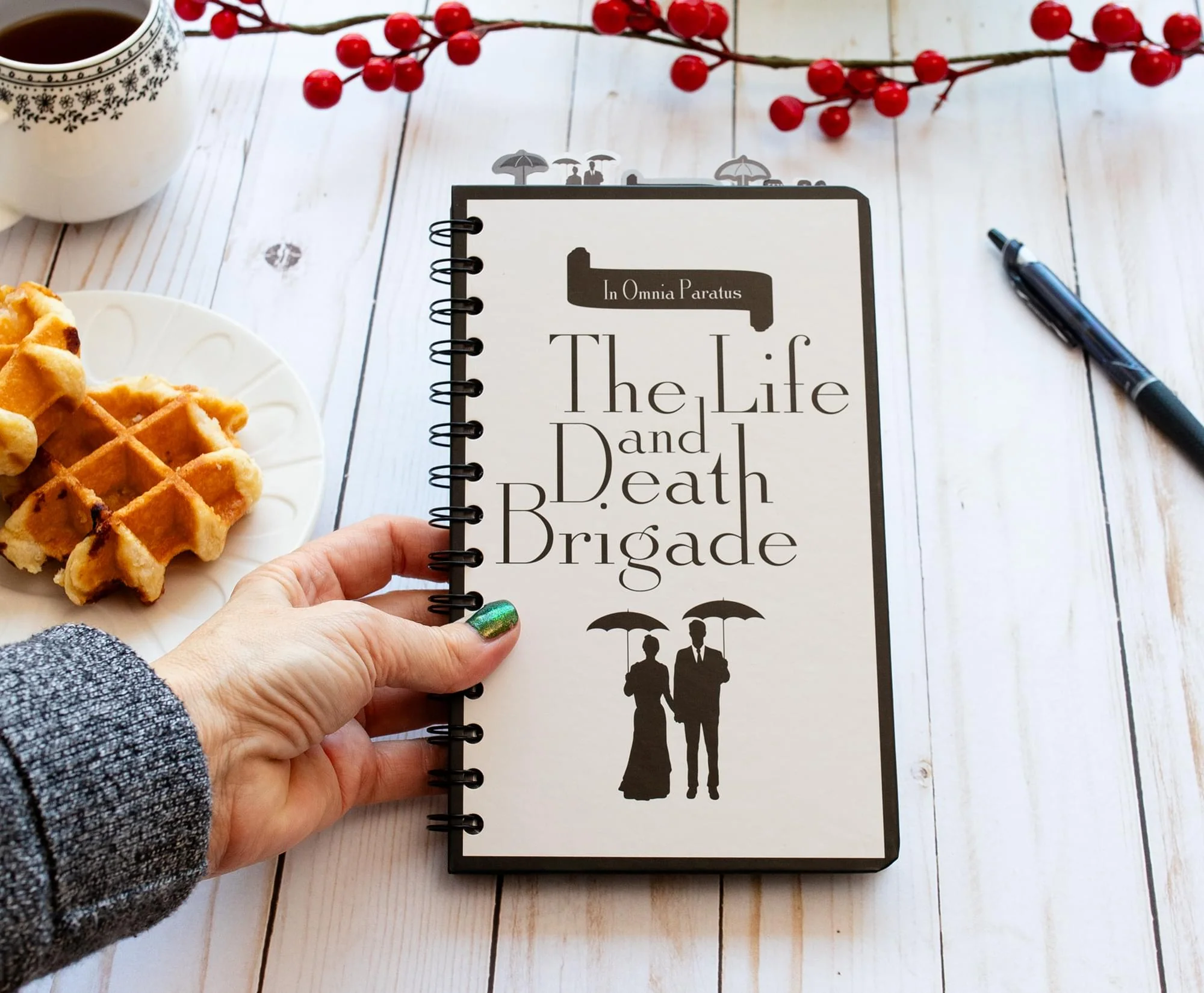 Gilmore Girls Life and Death Brigade 5-Tab Spiral Notebook With 75 Sheets - Image 8