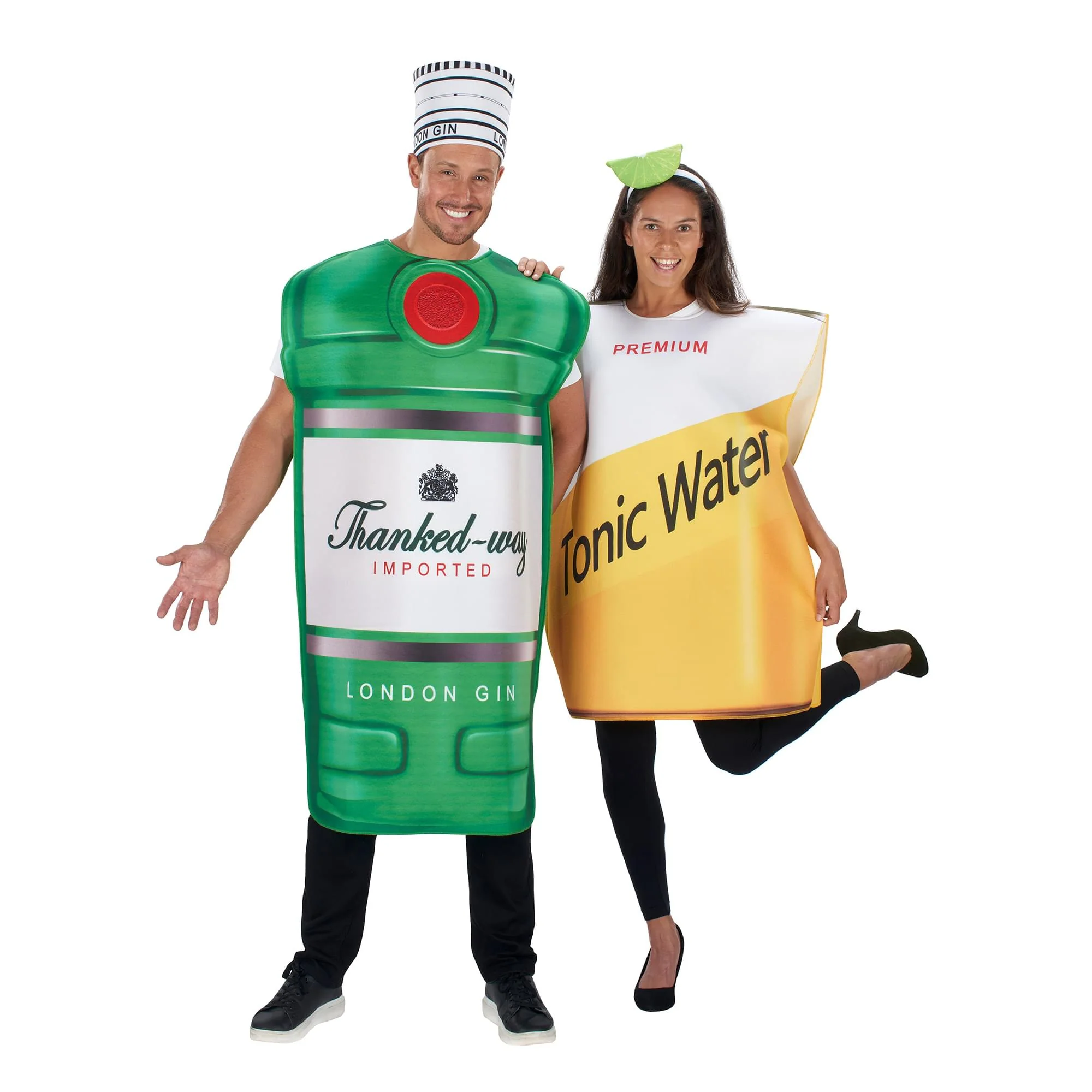 Gin and Tonic Adult 2 in 1 Couples Costume - Image 5