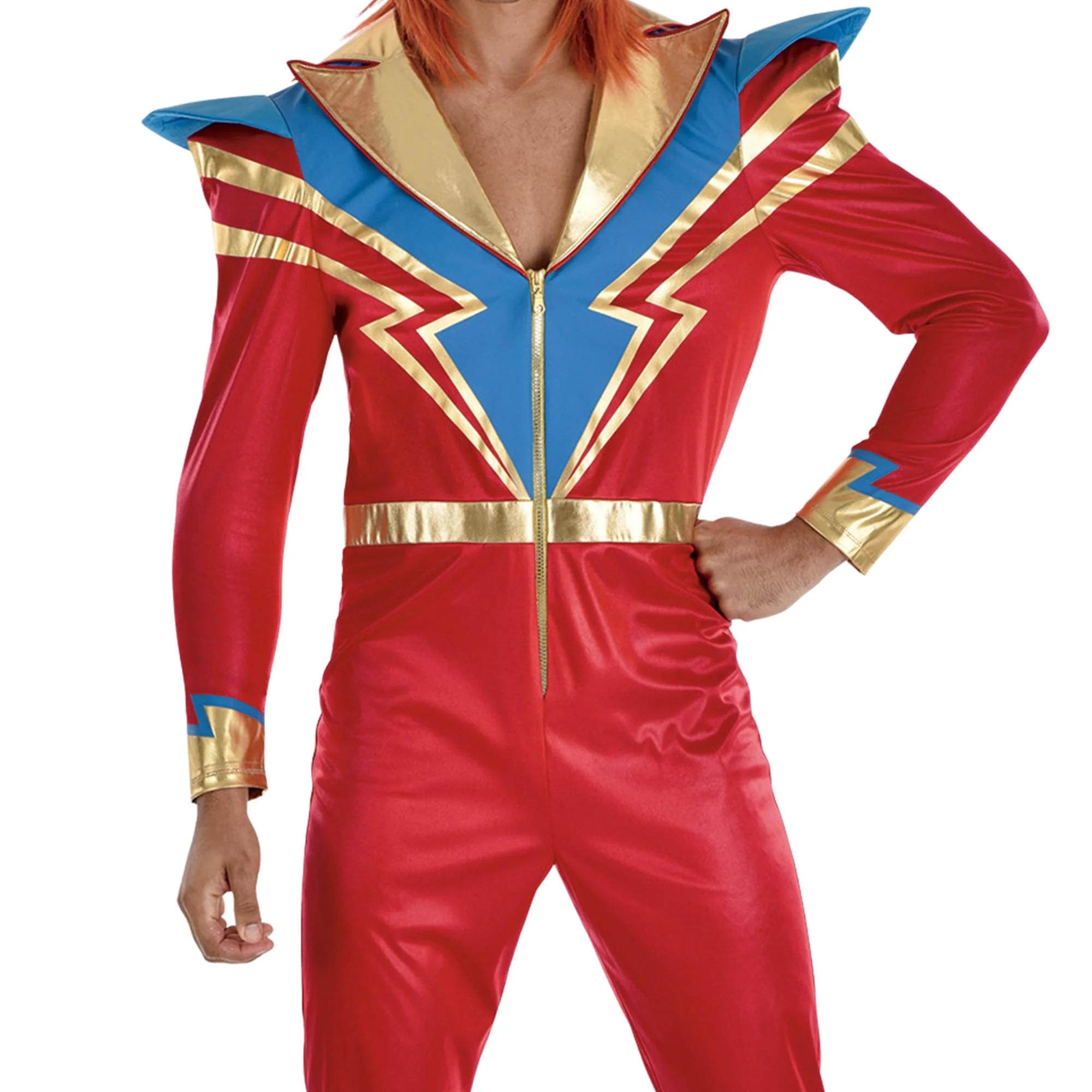 Glam Rock Jumpsuit Adult Costume - Image 2