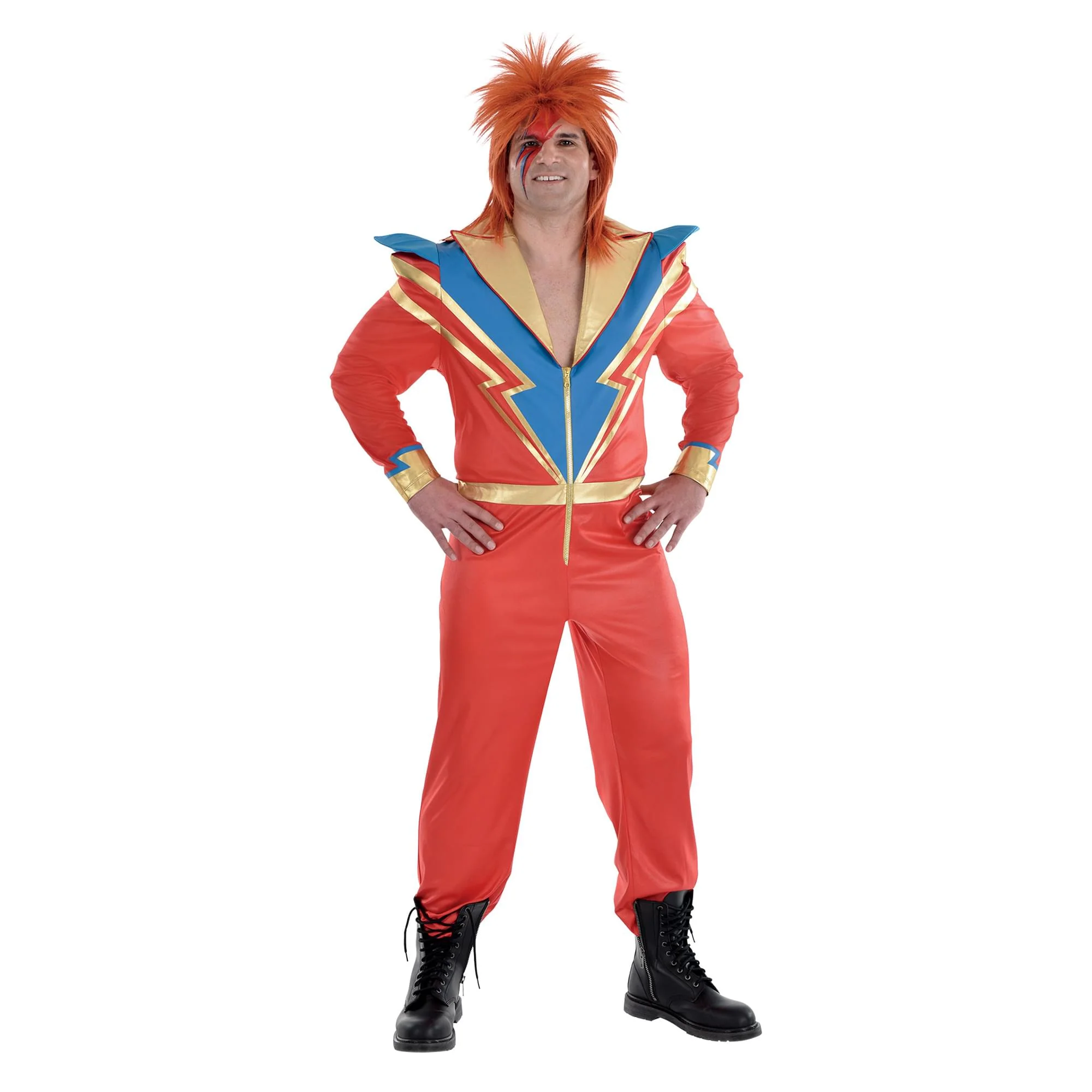 Glam Rock Jumpsuit Adult Costume - Image 7