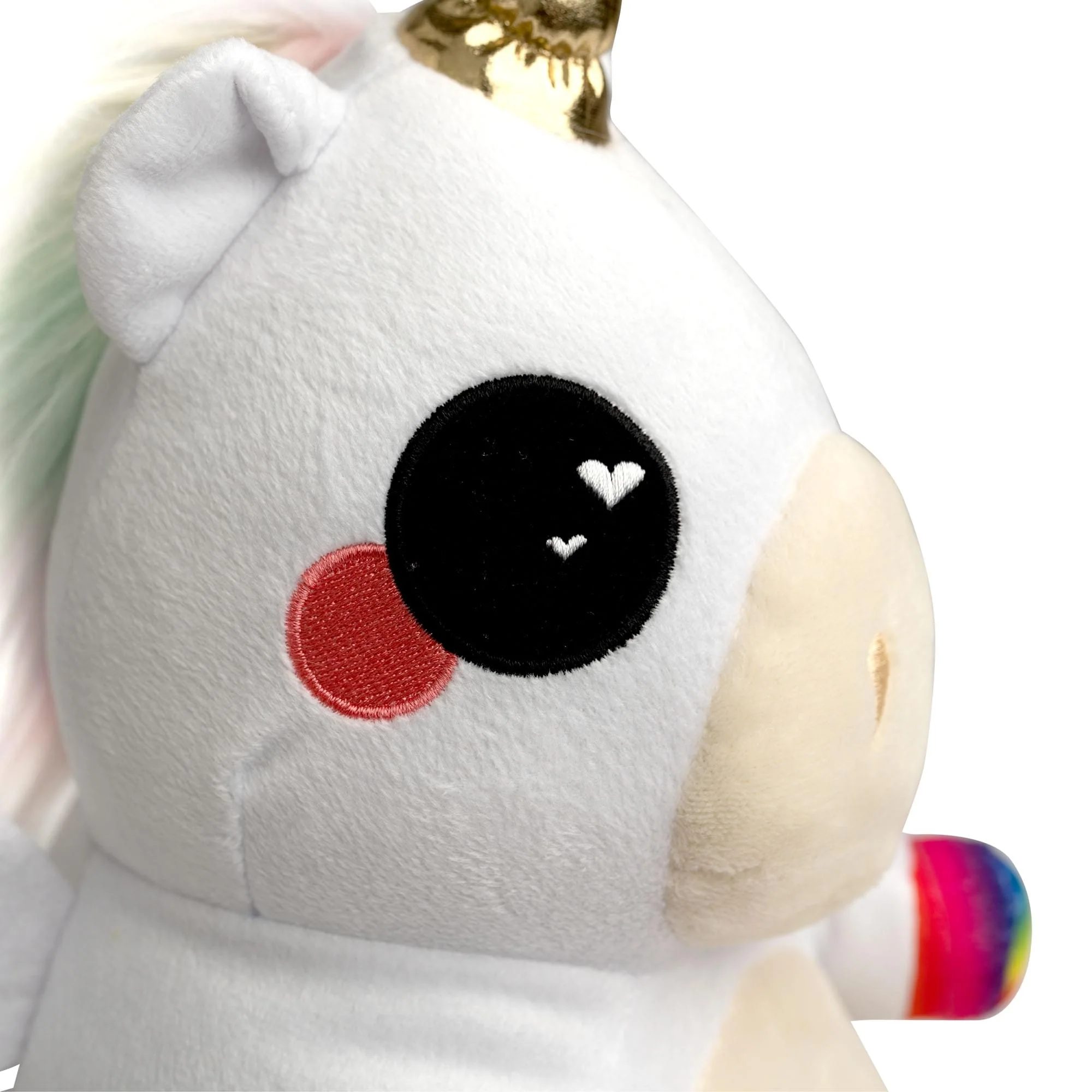 Glitter Galaxy 9 Inch Talk Back Unicorn Plush - Image 4