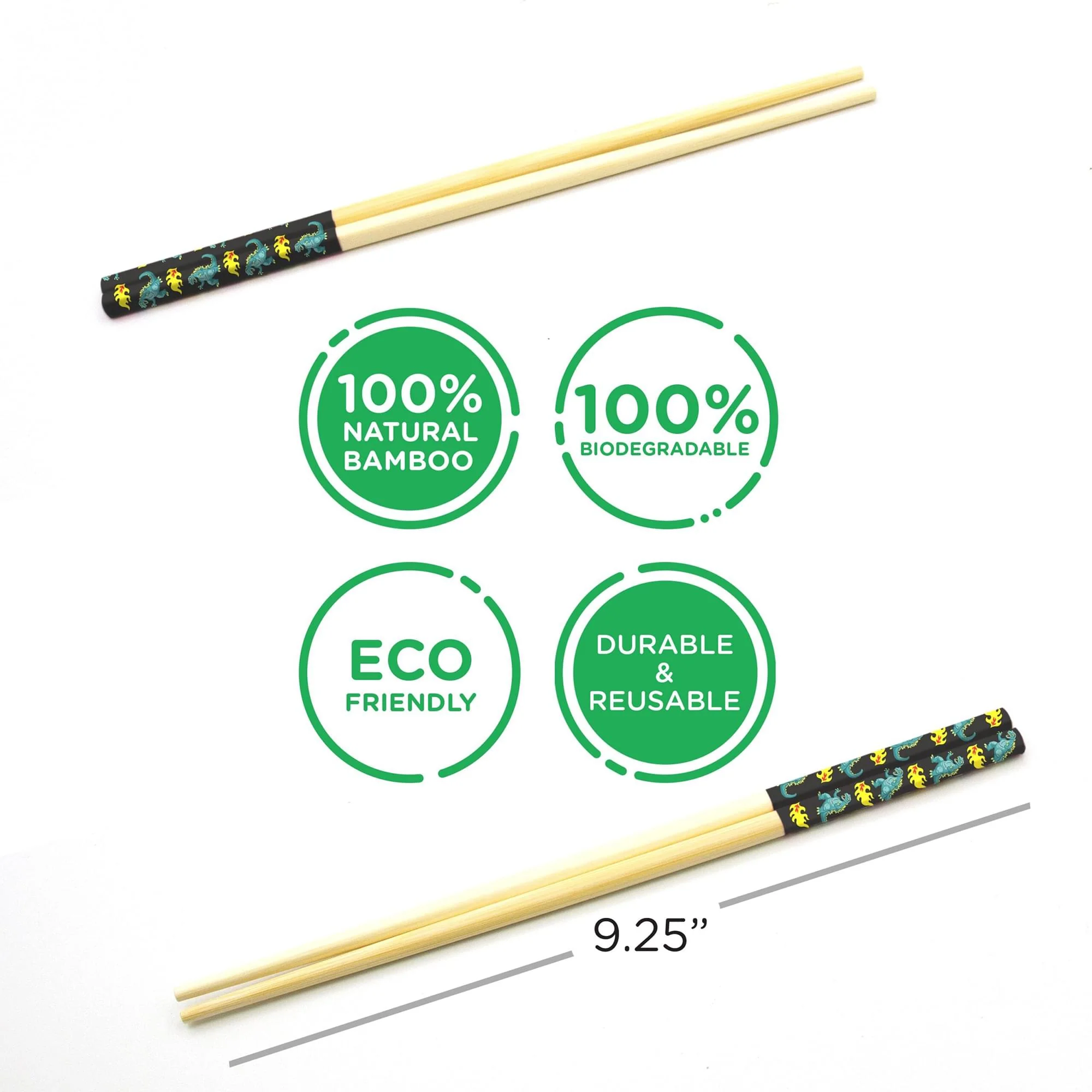 Godzila GAMAGO Cast Bamboo Chopsticks | Set of 4 - Image 3