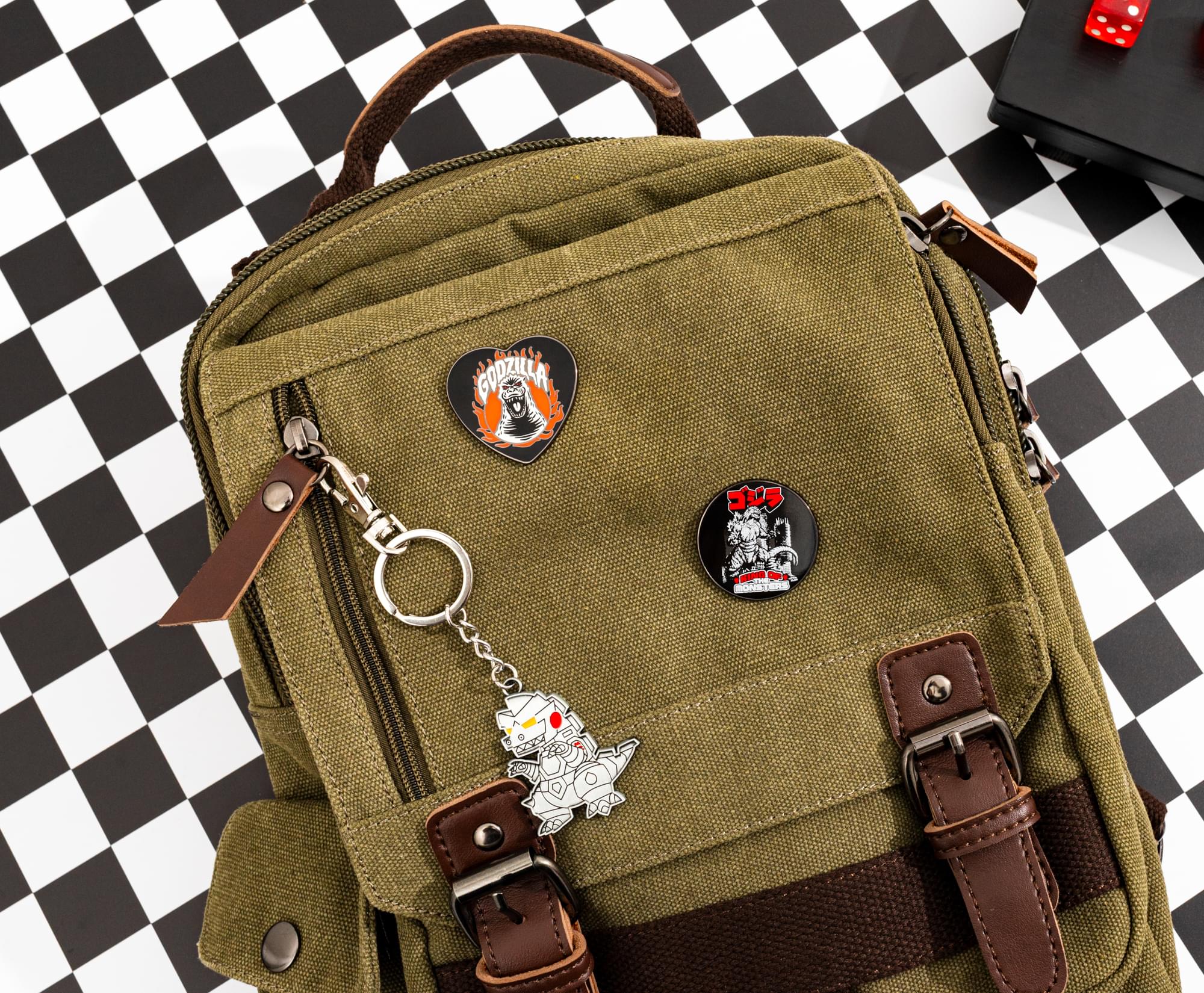 Godzilla Mechagodzilla Enamel Charm Keychain - Image 9