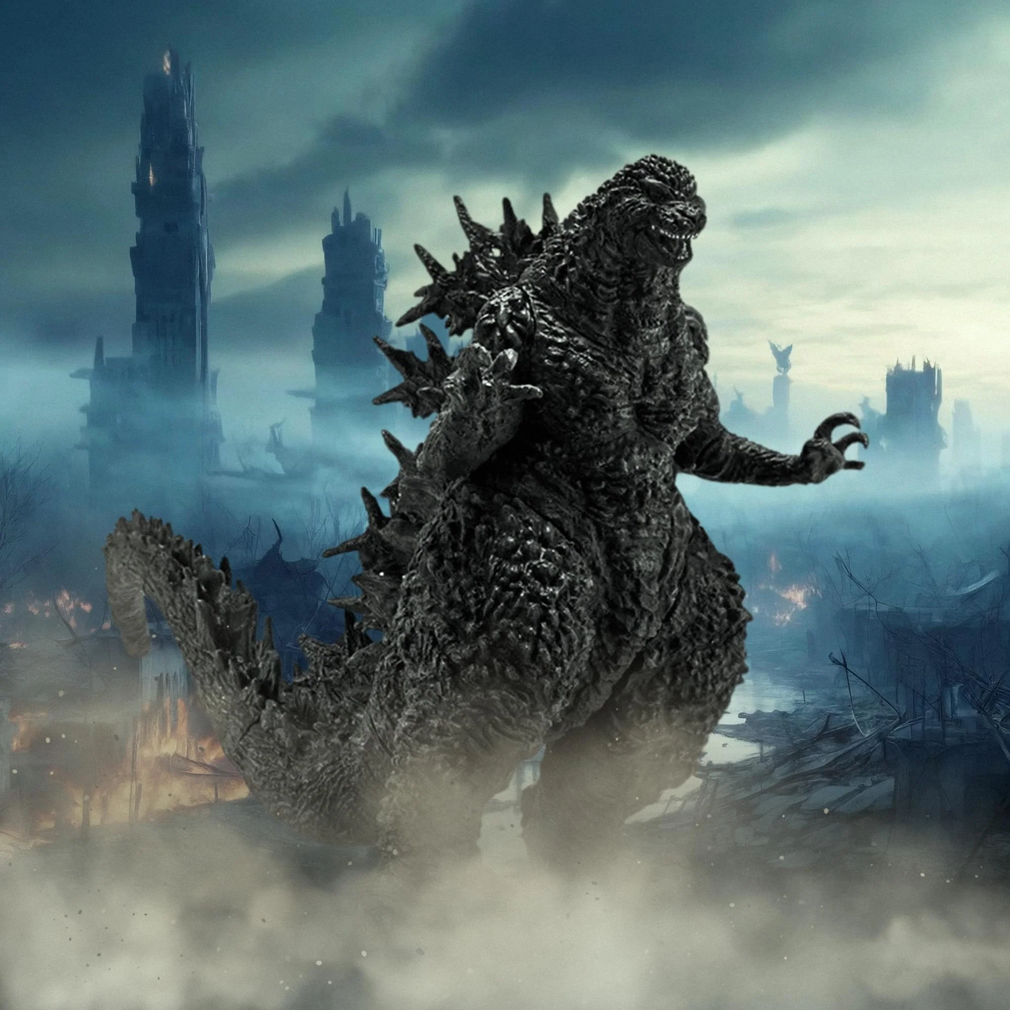 Godzilla Minus One Monsters Roar Attack Figure | Version B Grey - Image 6