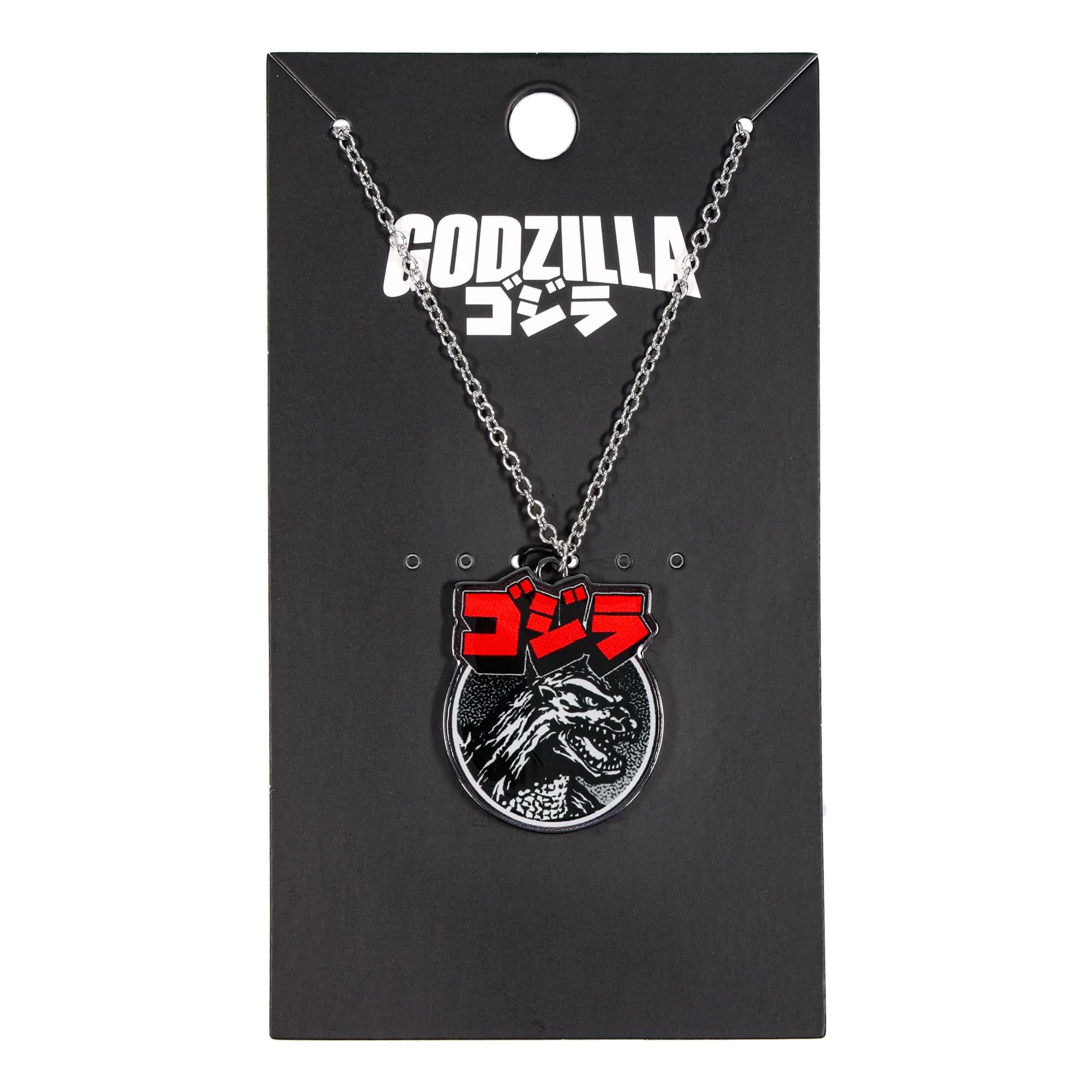 Godzilla Silver Pendant Necklace - Image 2