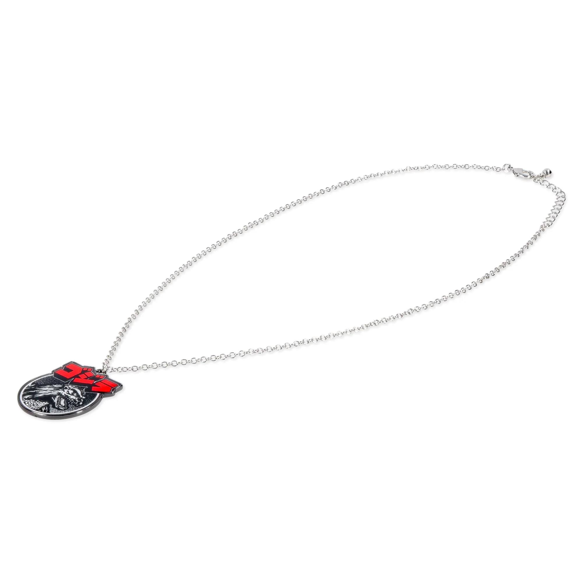 Godzilla Silver Pendant Necklace - Image 4