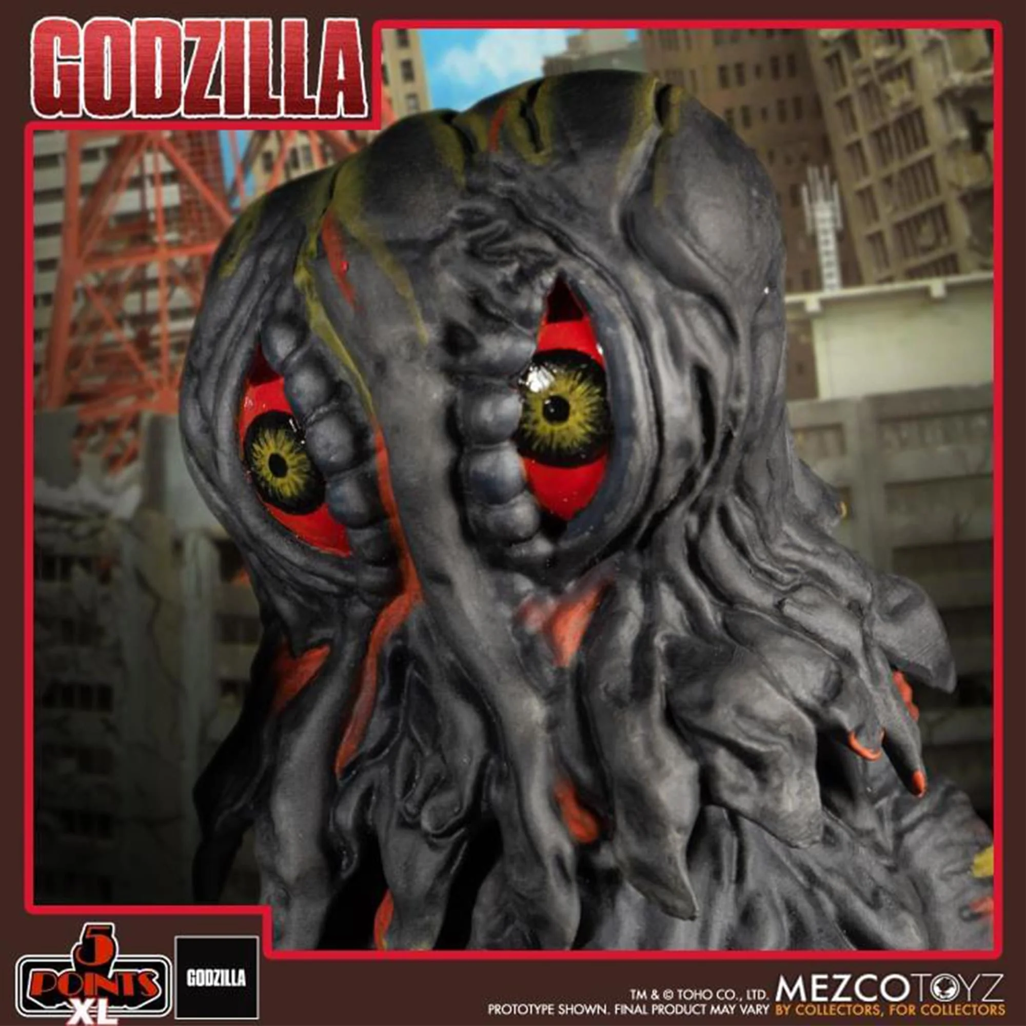 Godzilla vs Hedorah 5 Points XL Figure Box Set - Image 3
