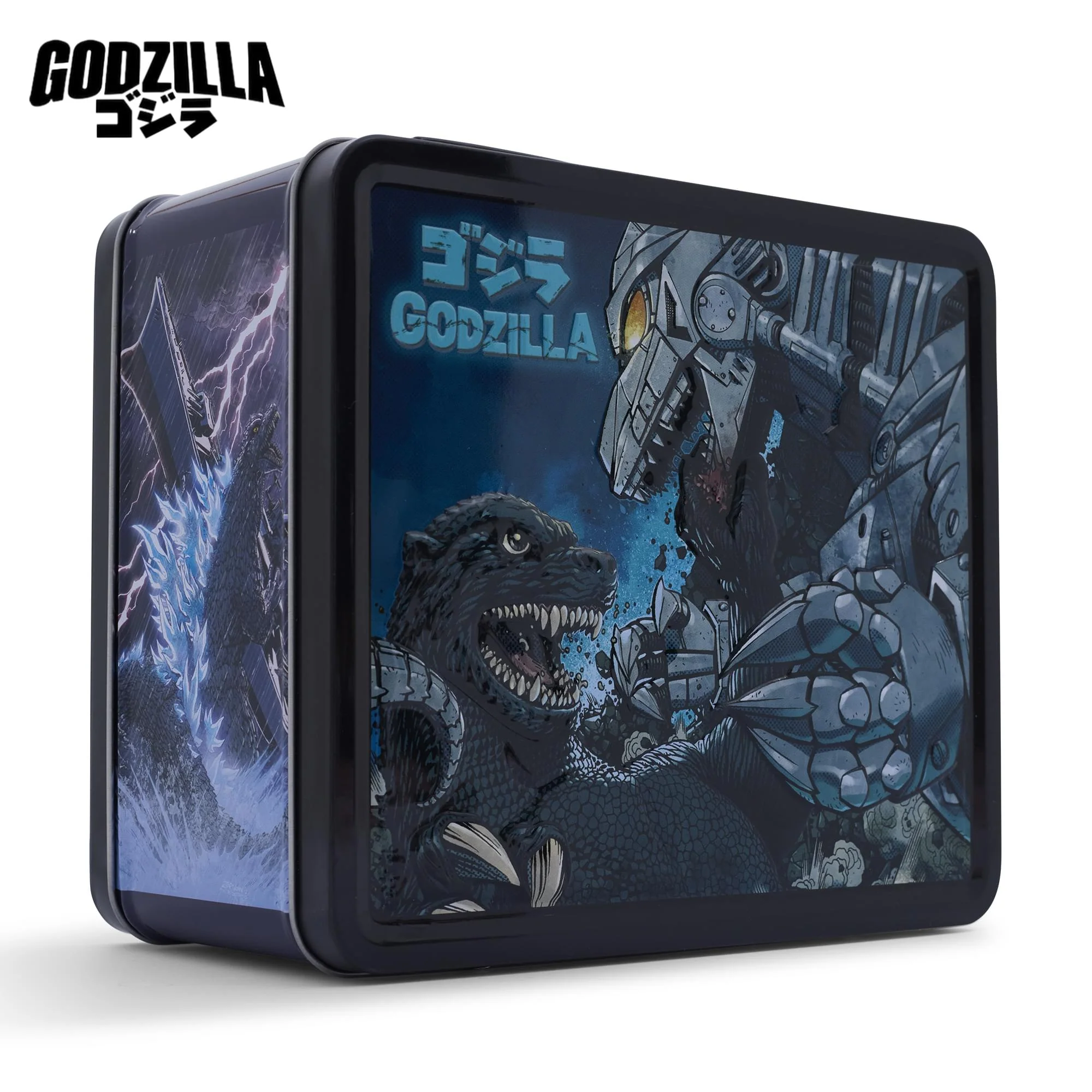 Godzilla Vs. Mechagodzilla Metal Tin Lunchbox With Beverage Container - Image 2