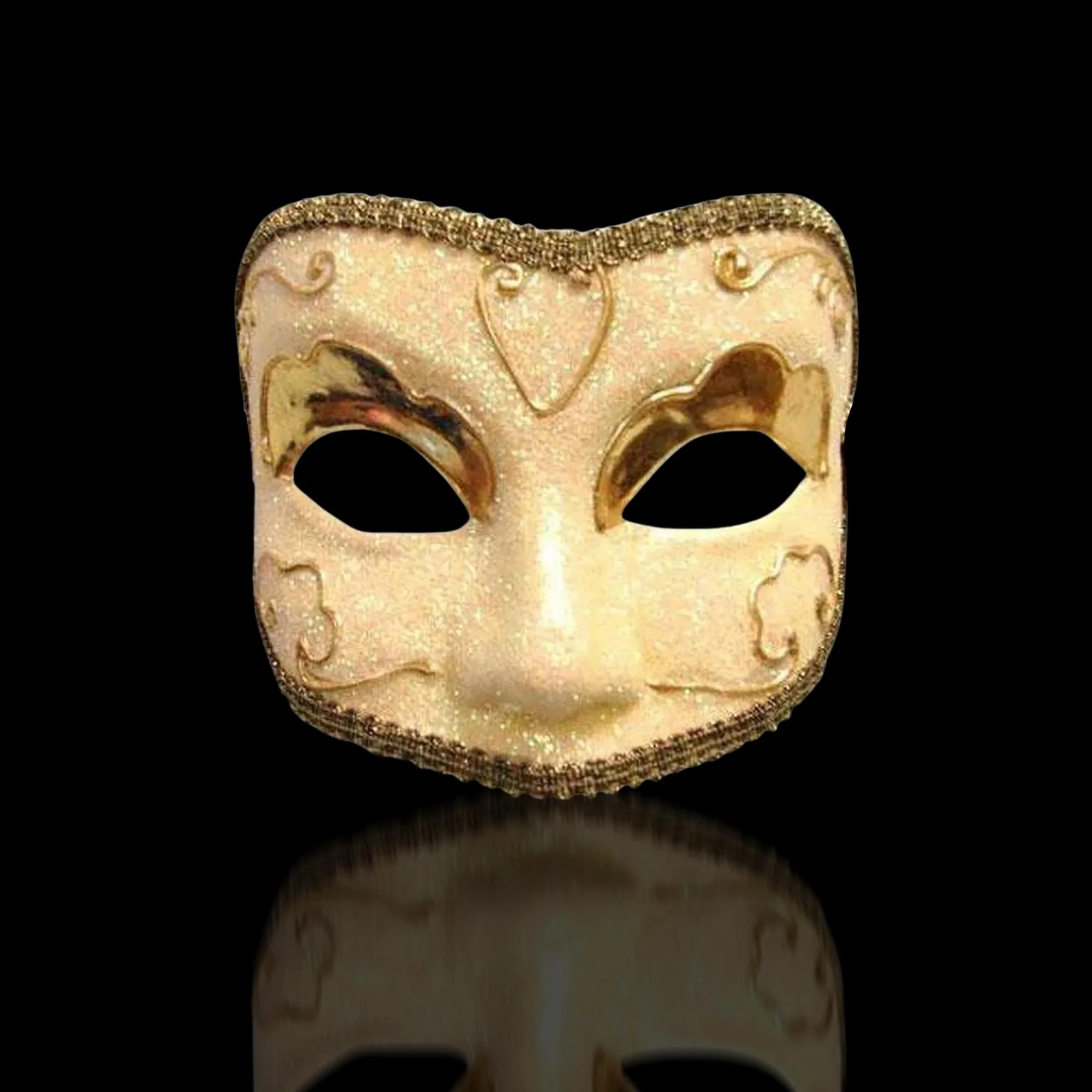 Golden Lady Eye Venetian, Masquerade, Mardi Gras Mask - Image 2