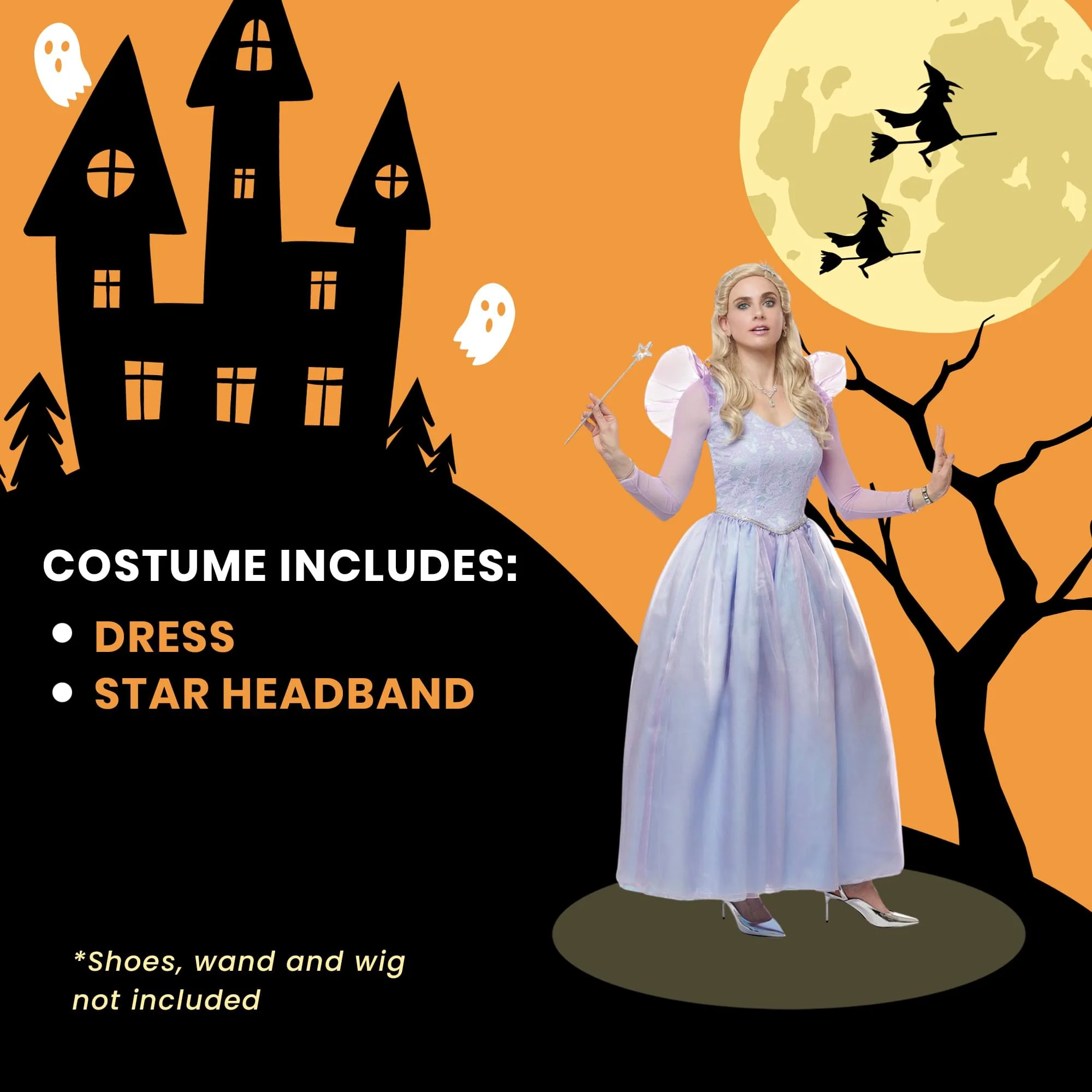 Good Witch Pastel Blue Adult Costume - Image 17