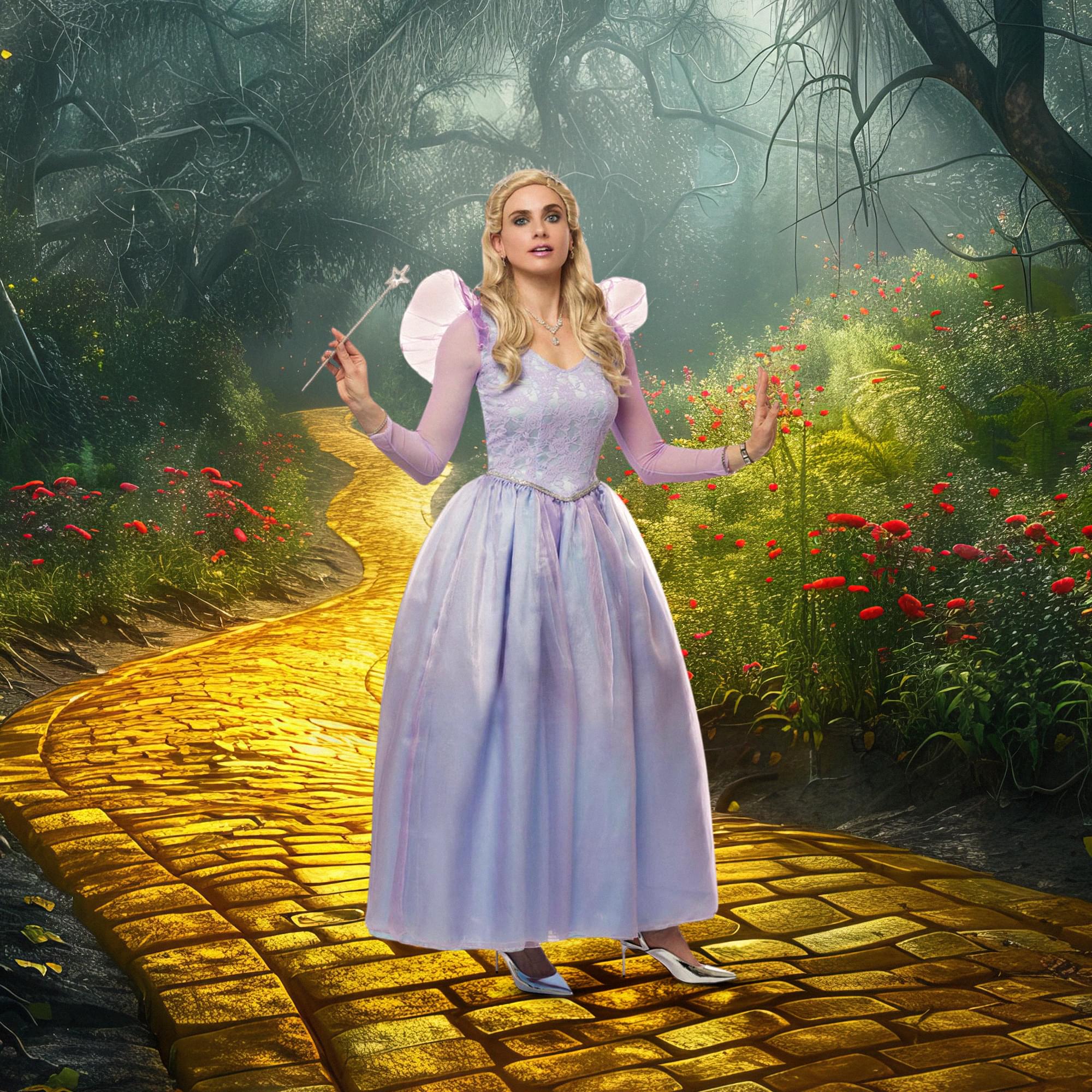 Good Witch Pastel Blue Adult Costume - Image 2