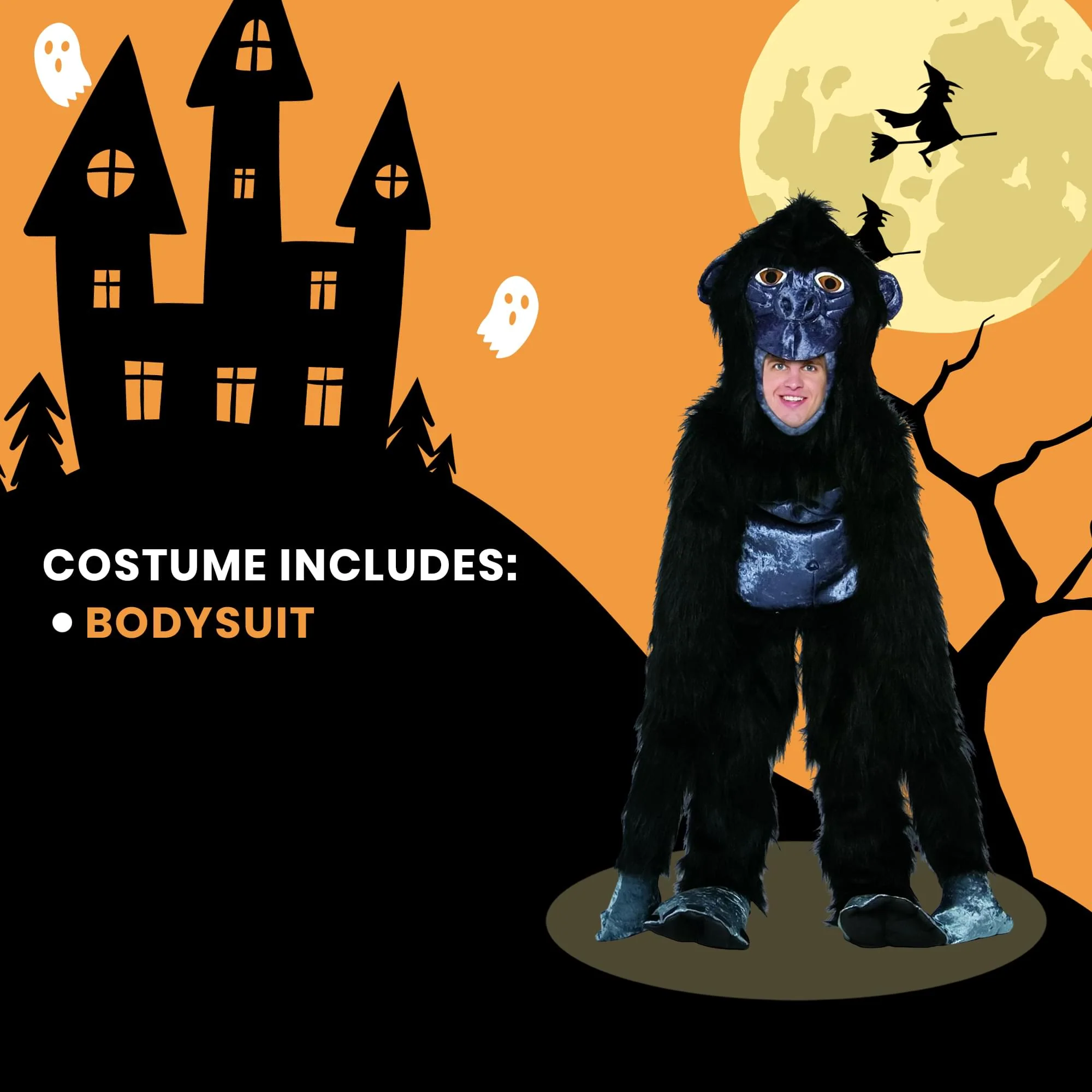 Gorilla Adult Costume - Image 9