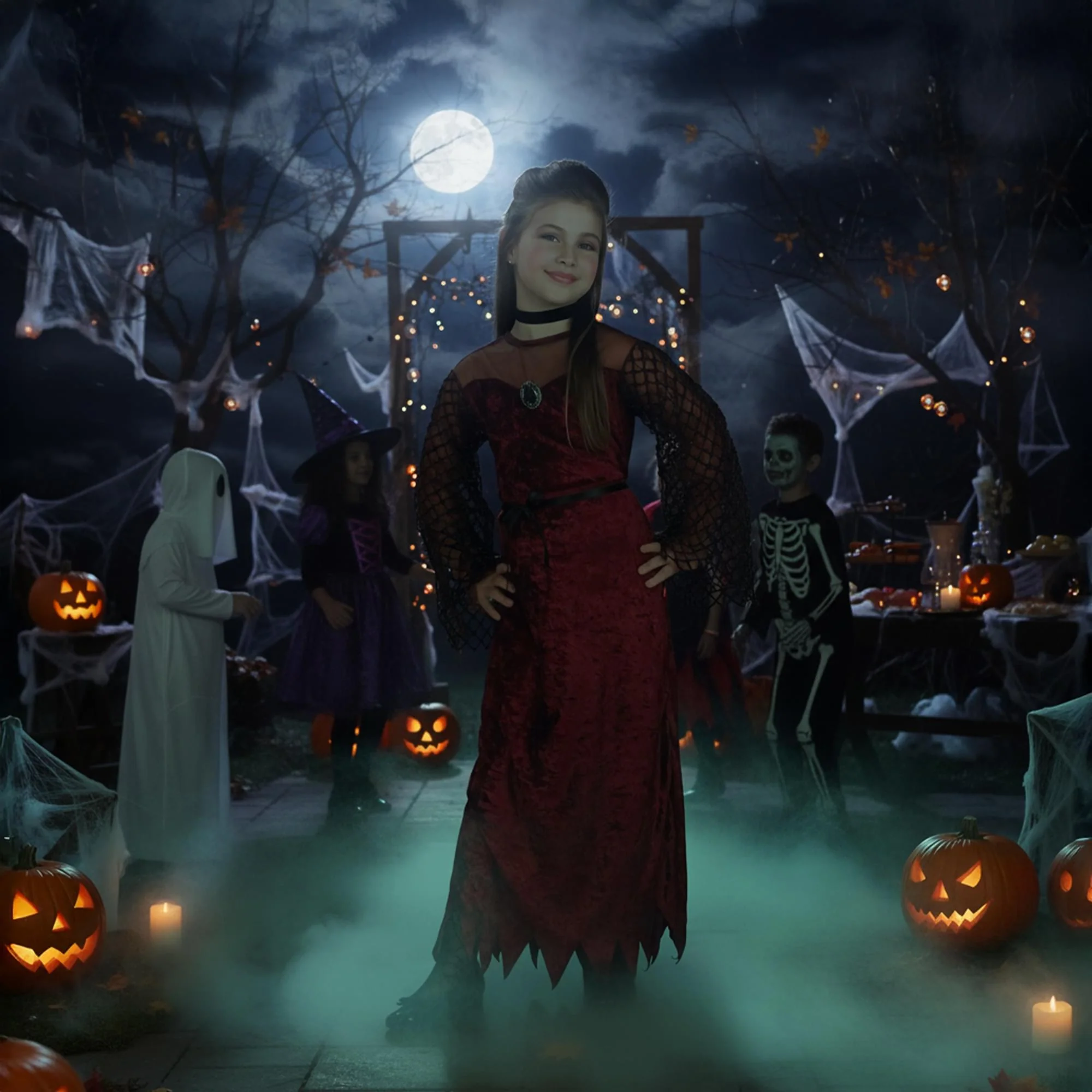 Gothic Enchantress Child Costume - Image 10