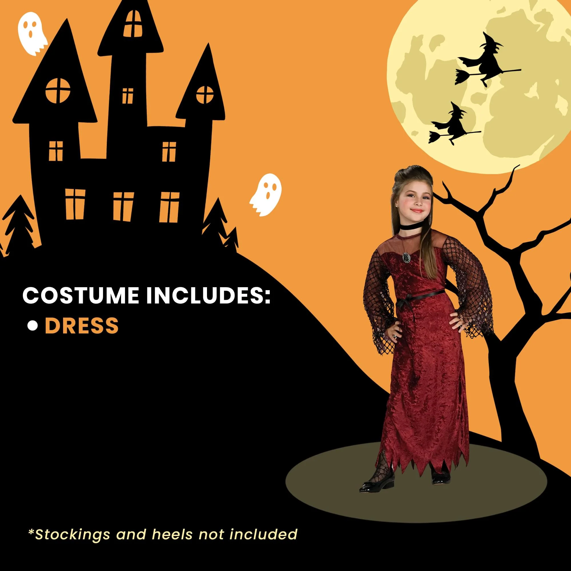 Gothic Enchantress Child Costume - Image 11