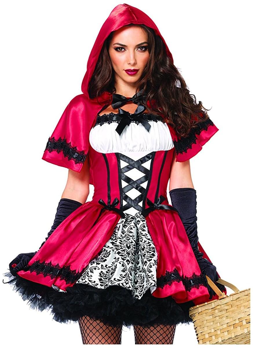 Gothic Red Riding Hood Women's Costume