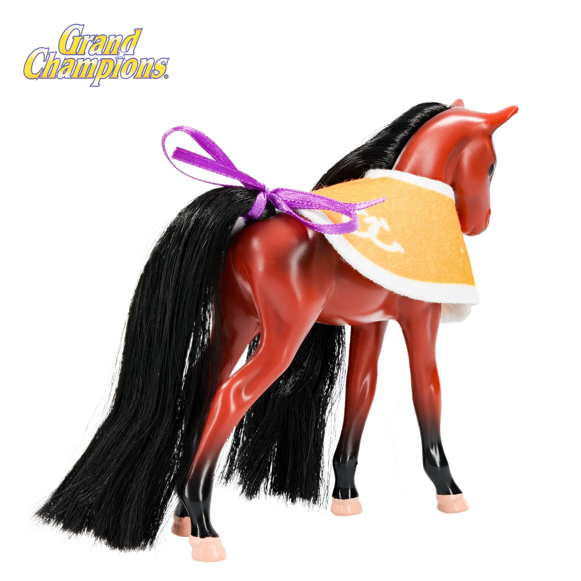 Grand Champions Mini Horse Collection Foal Figure | Bay Hackney - Image 3
