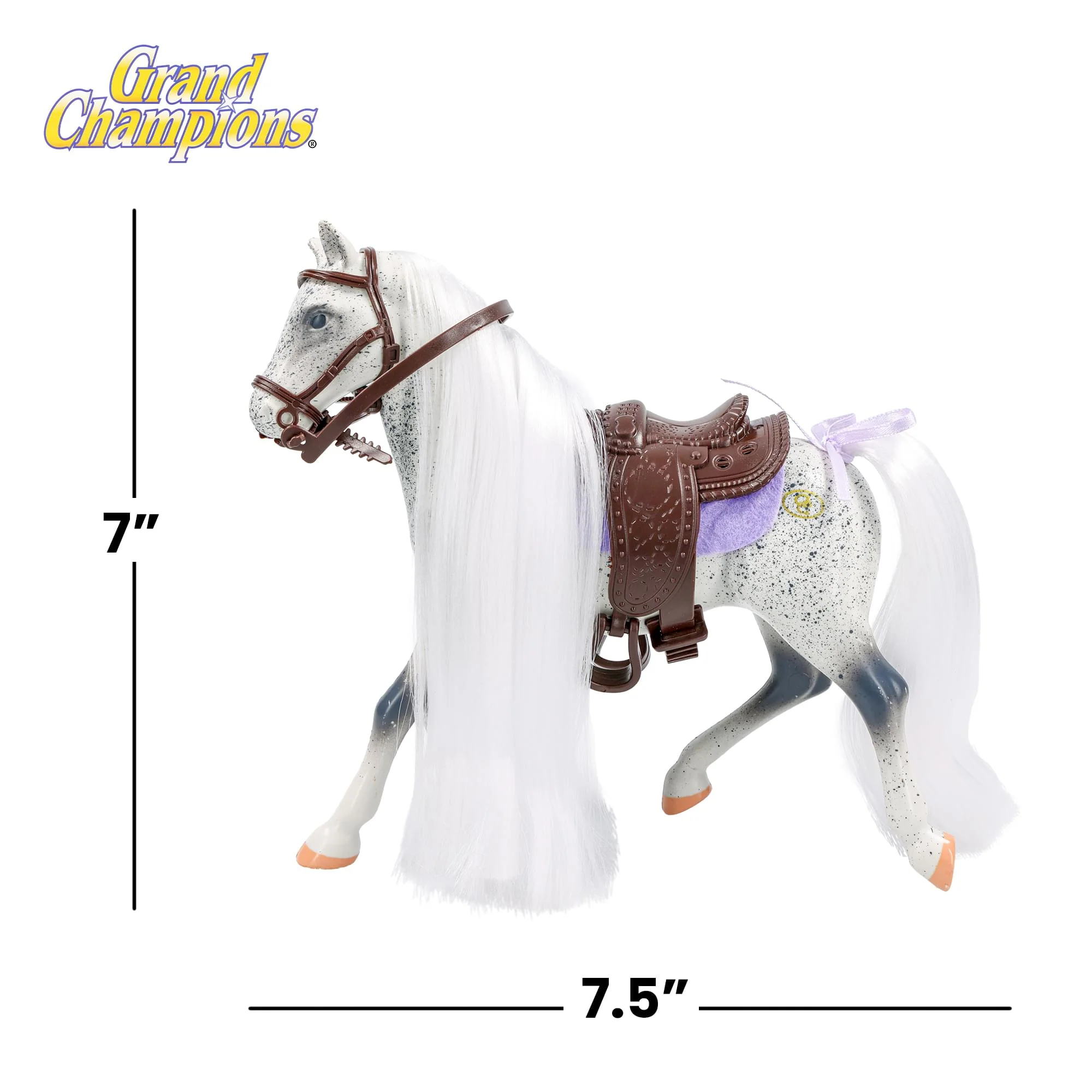Grand Champions Premium Stallion Collection Horse Figure | Grey Arabian - Image 2