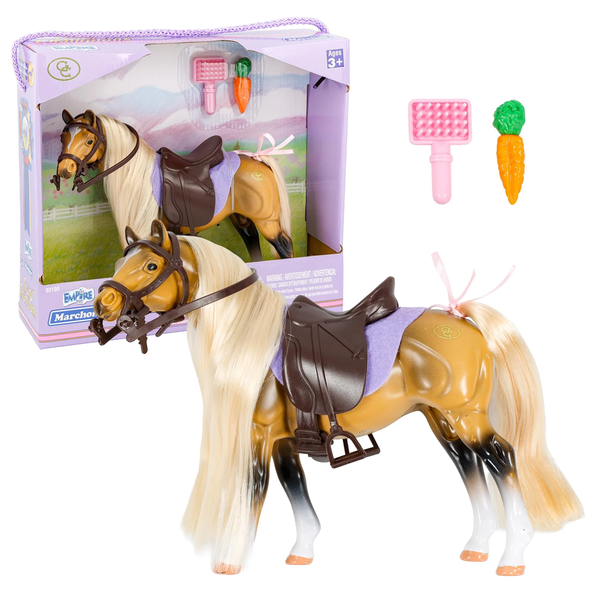 Grand Champions Premium Stallion Collection Horse Figure | Palomino Quarter