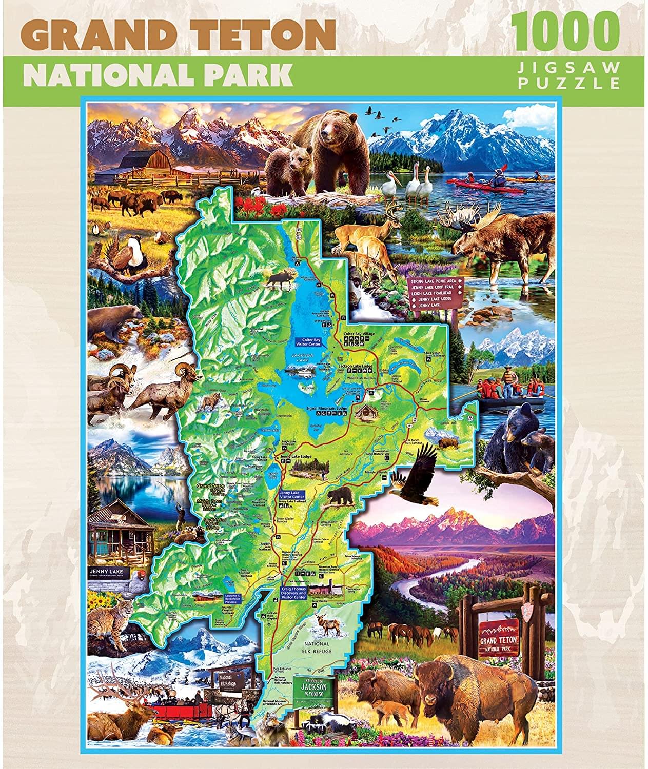 Grand Tetons 1000 Piece Jigsaw Puzzle - Image 2