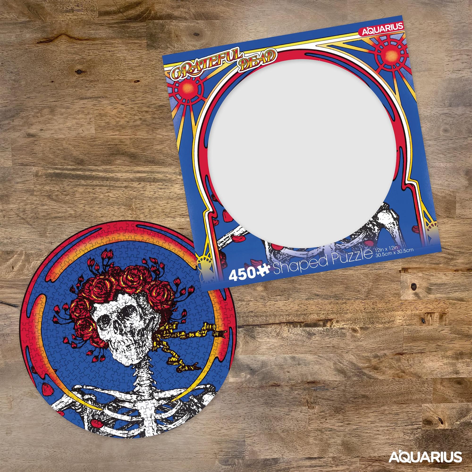 Grateful Dead Skull & Roses 450 Piece Record Disc Jigsaw Puzzle - Image 5