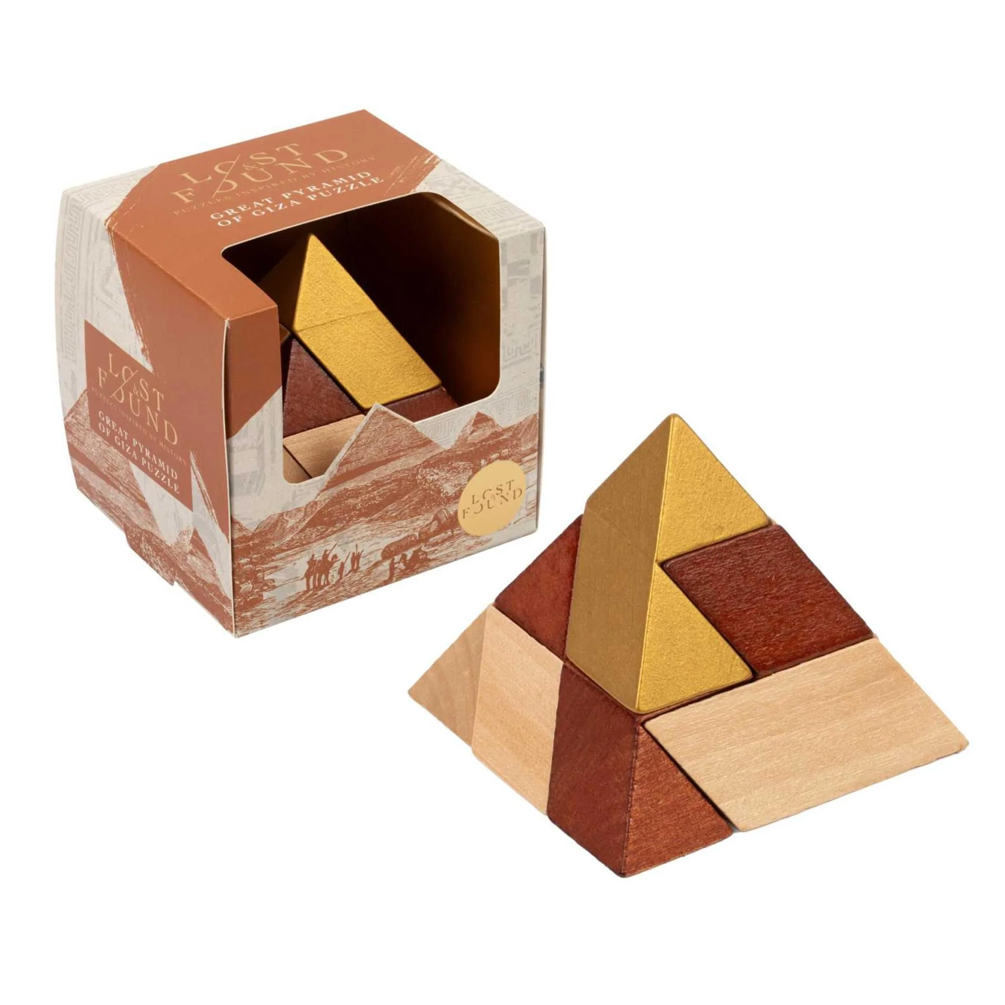 Great Pyramid of Giza Wooden 3D Puzzle - Image 3