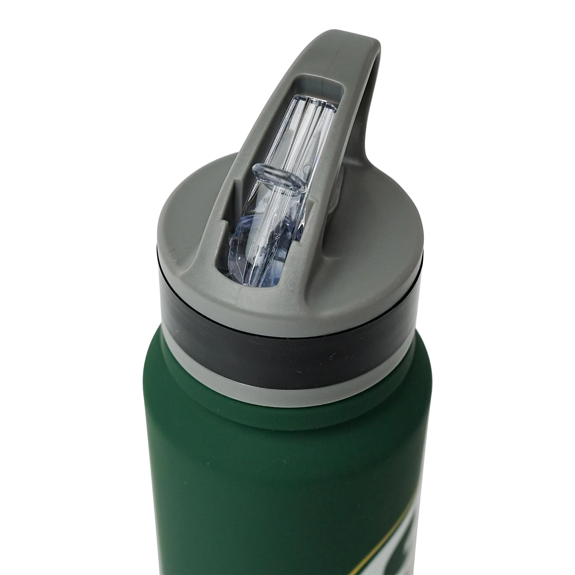 Green Bay Packers Logo 25-Ounce Stainless Steel Flip-Top NFL Water Bottle - Image 4