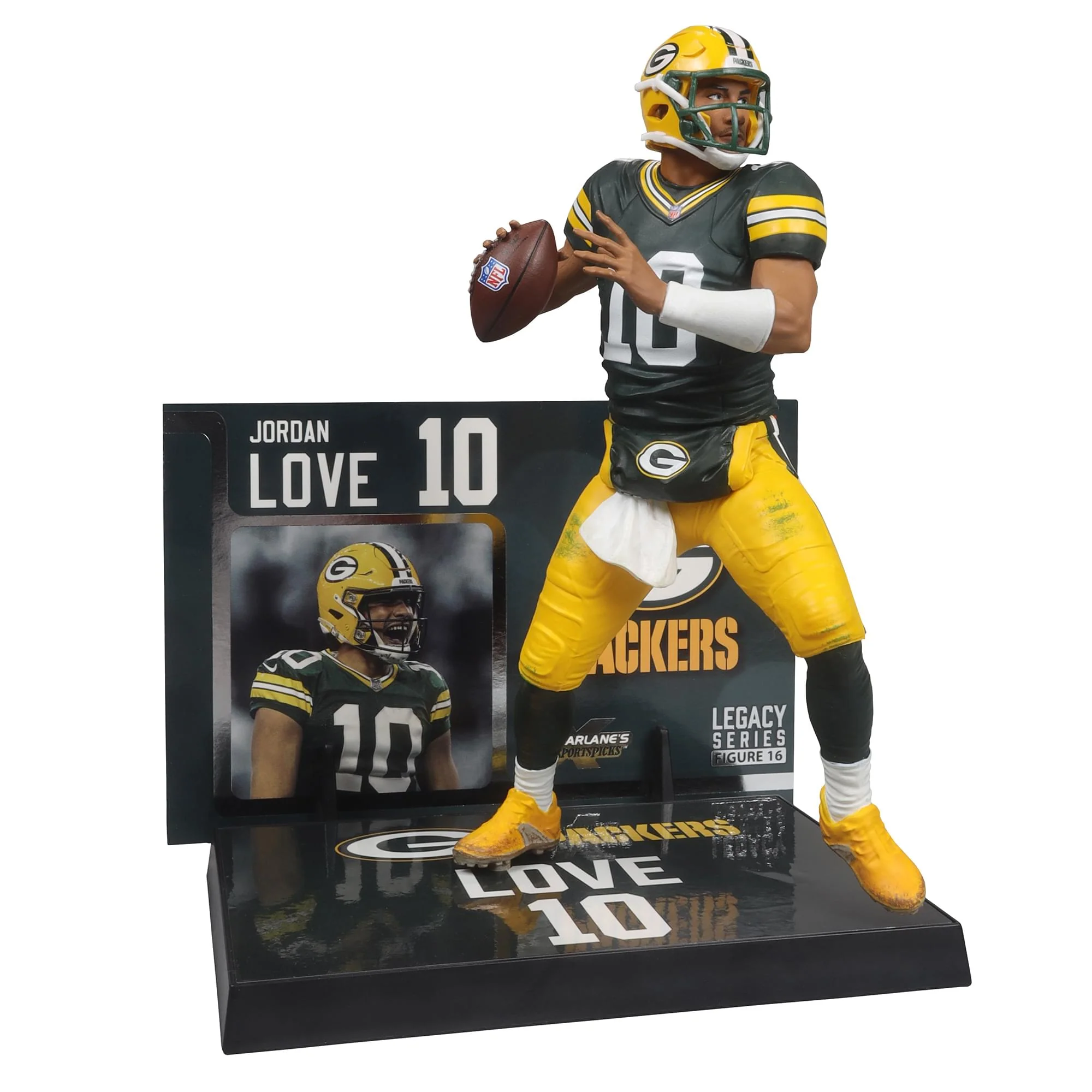 Green Bay Packers NFL Jordan Love McFarlane Action Figure - Image 3