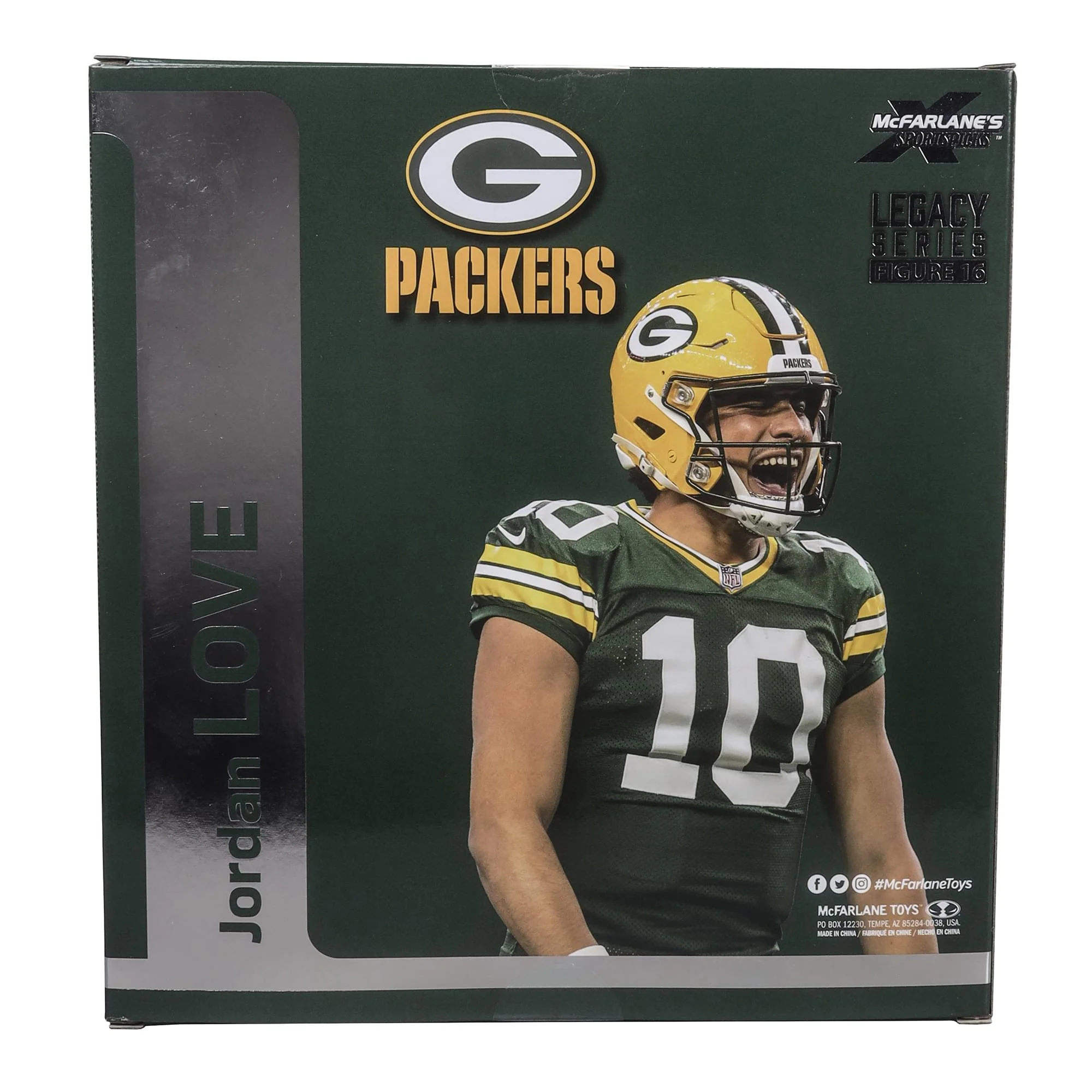 Green Bay Packers NFL Jordan Love McFarlane Action Figure - Image 9