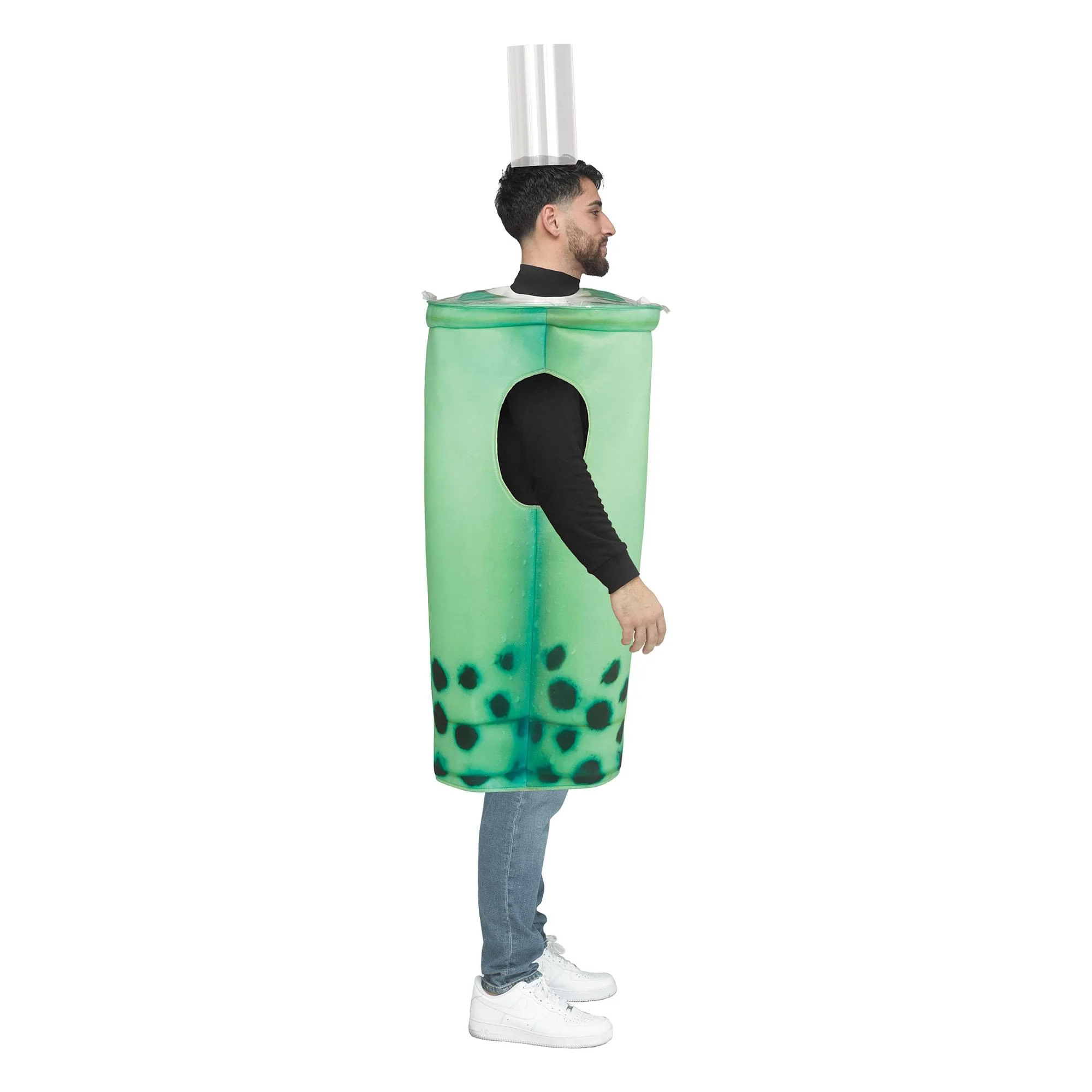 Green Bubble Tea Adult Costume | One Size Fits Most - Image 2