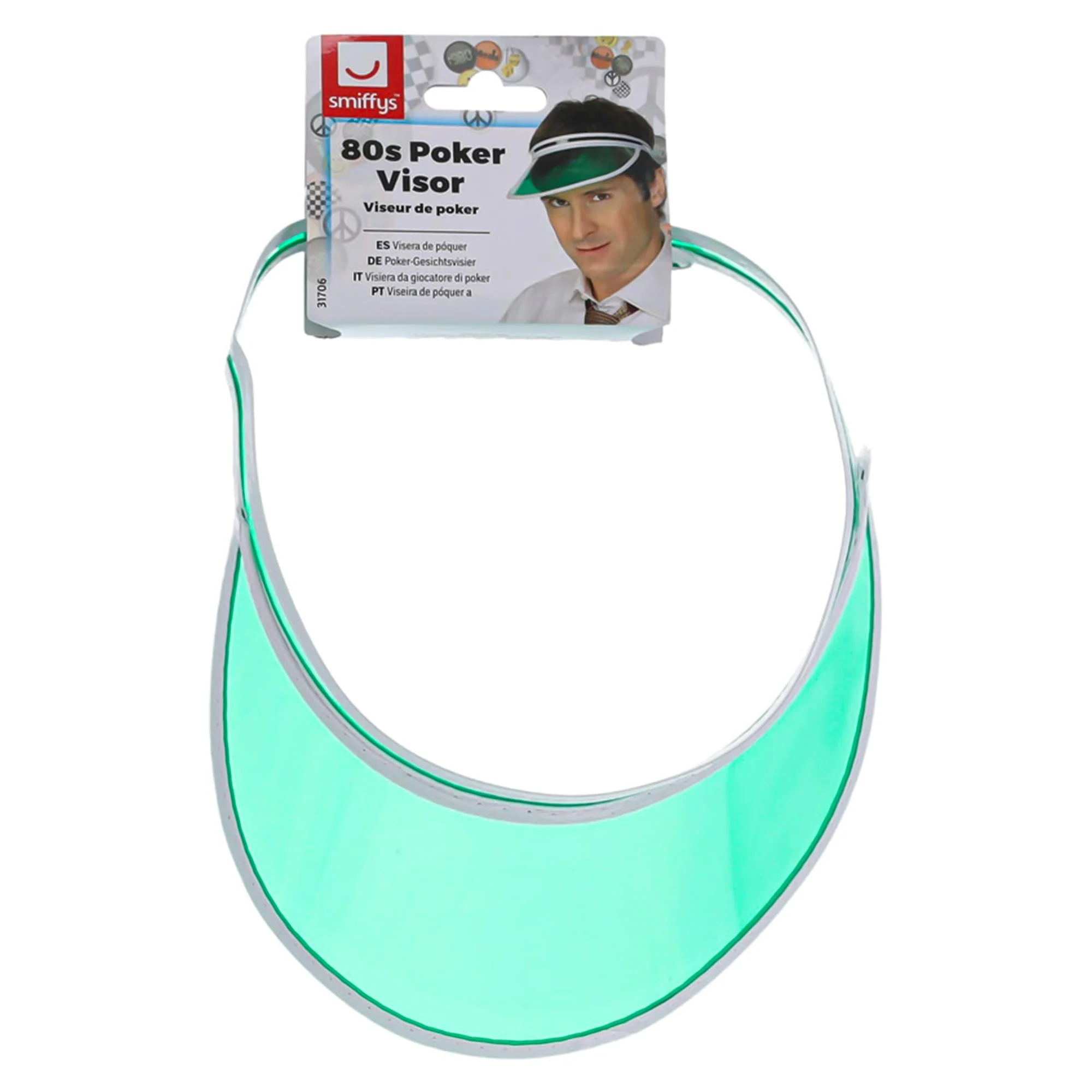 Green Poker Visor Child Costume - Image 2
