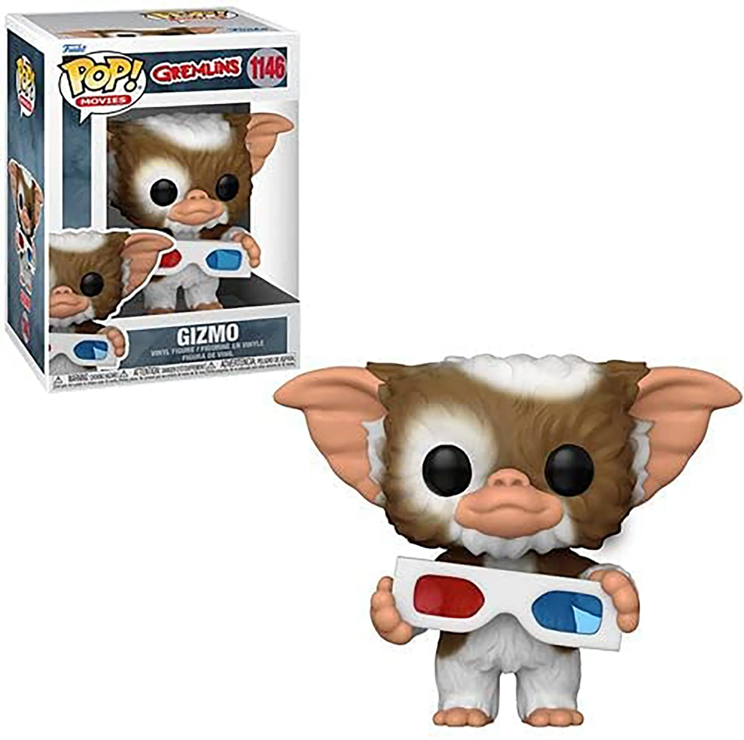 Gremlins Funko POP Vinyl Figure | Gizmo w/ 3D Glasses - Image 3