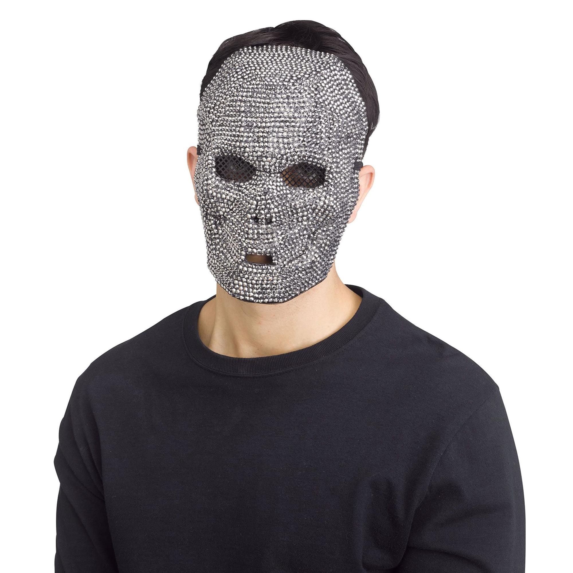 Gunpowder Bling Skull Adult Costume Mask - Image 3