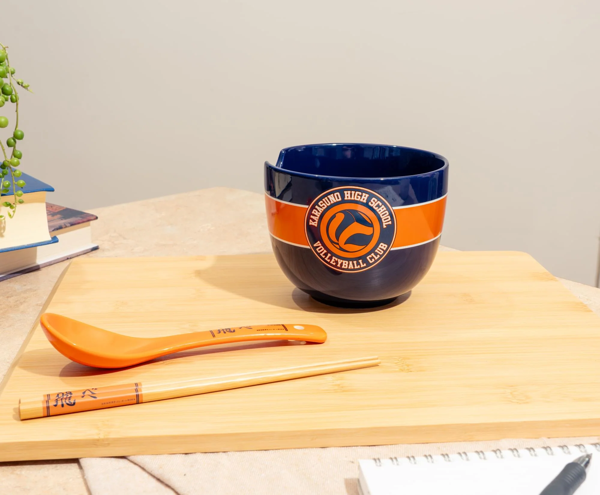 Haikyu!! Karasuno High Volleyball 20-Ounce Ramen Bowl, Chopstick, and Spoon Set - Image 5