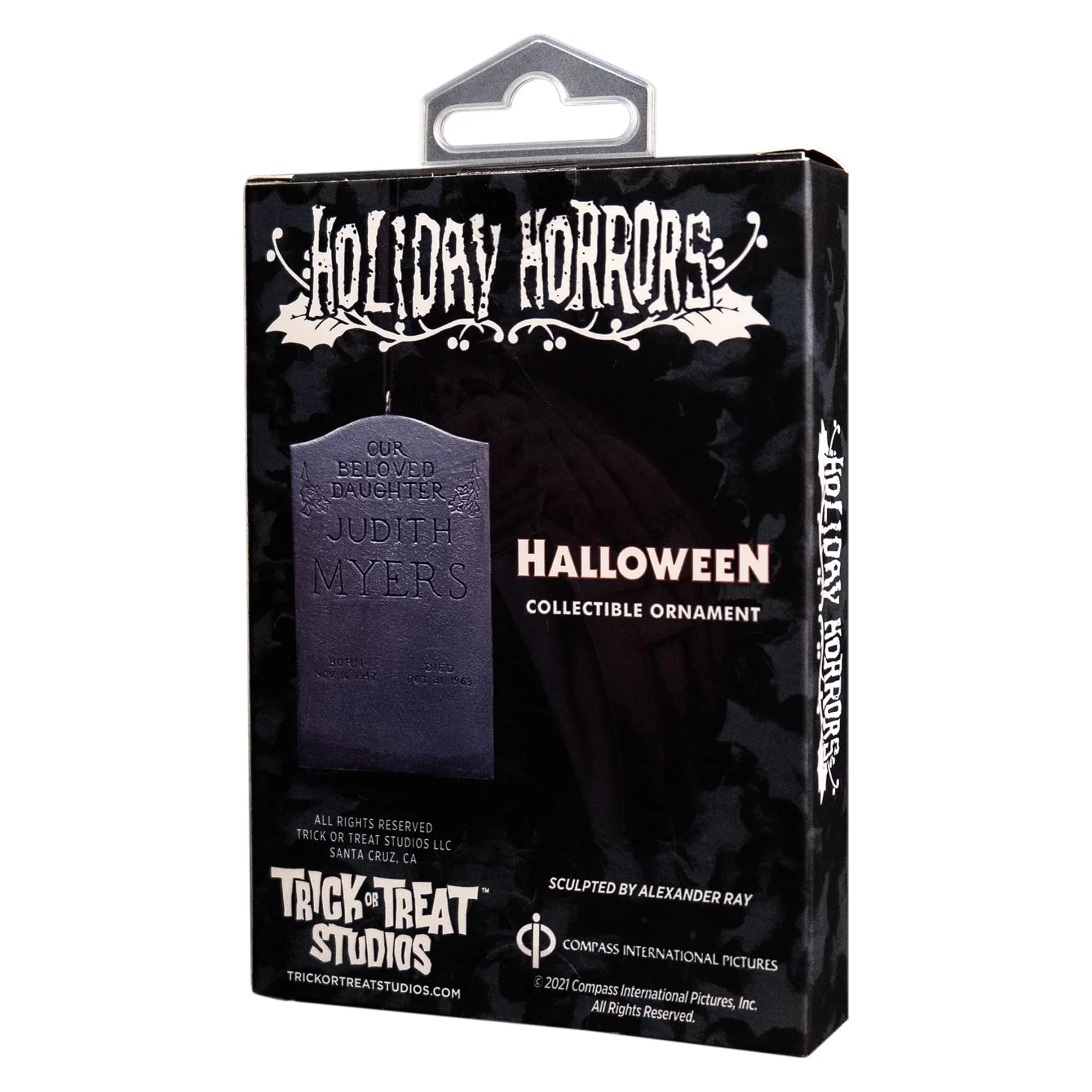 Halloween (1978) Holiday Horrors Ornament | Judith Myers Tombstone - Image 3