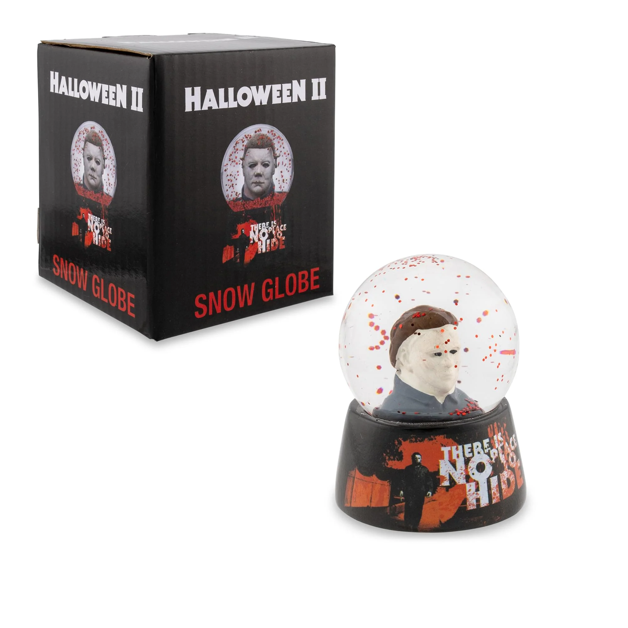 Halloween Michael Myers "No Place To Hide" Mini Snow Globe | 3 Inches Tall - Image 2