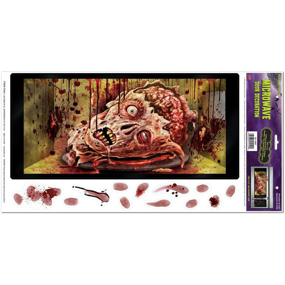 Halloween Microwave Door Decor