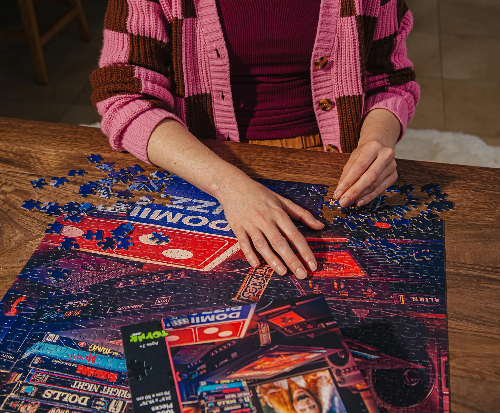 Halloween Pizza Party 1000-Piece Jigsaw Puzzle By Rachid Lotf | Toynk Exclusive - Image 7