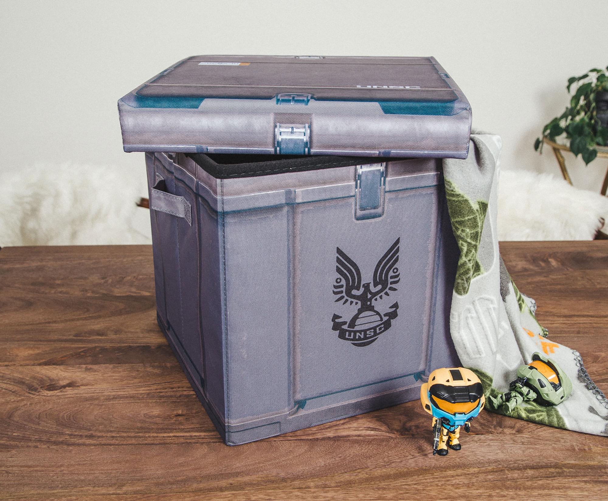 HALO Ammo Crate Storage Bin Cube Organizer with Lid | 15 Inches - Image 6