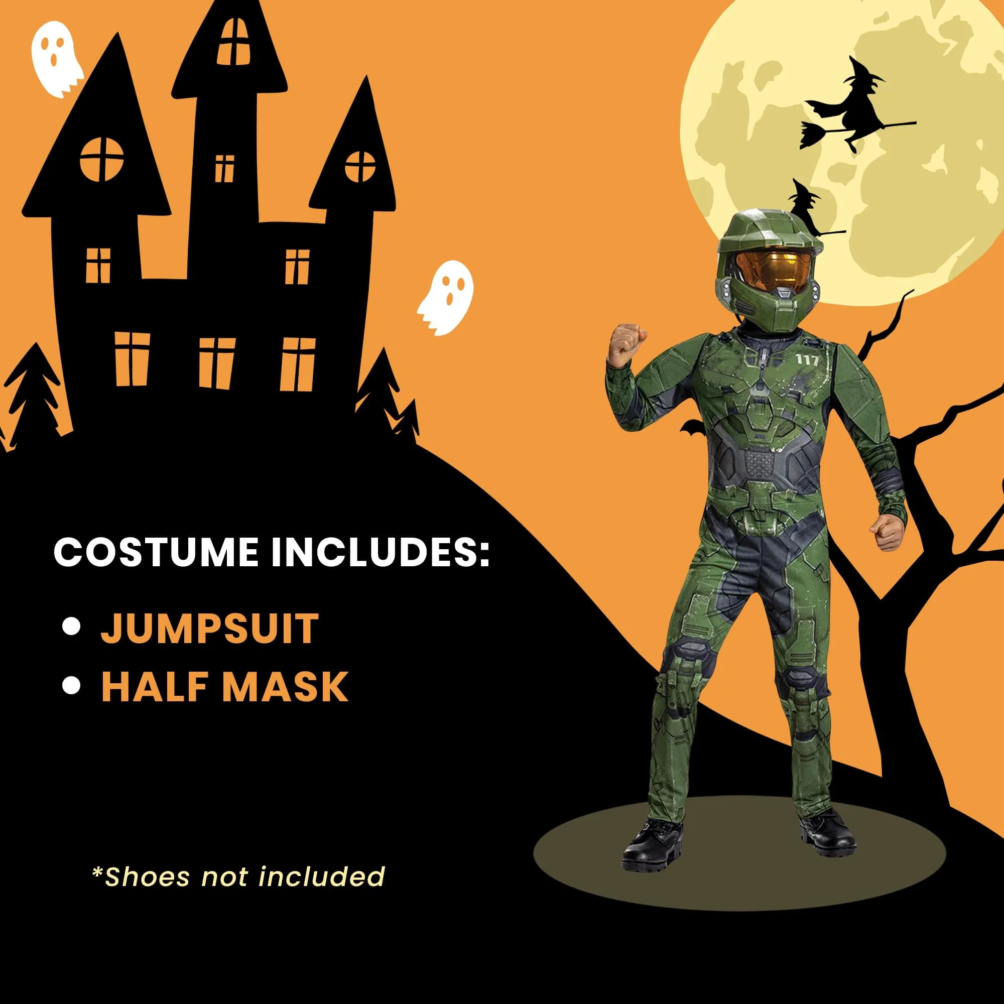 Halo Infinite Master Chief Classic Boys Costume - Image 7